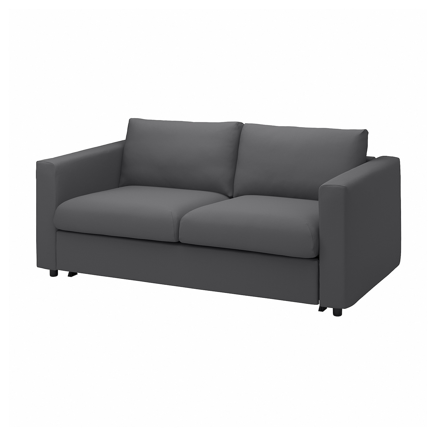 IKEA VIMLE sofa 2-osobowa, rozkładana, Hallarp szary, Wysokość łóżka: 53 cm