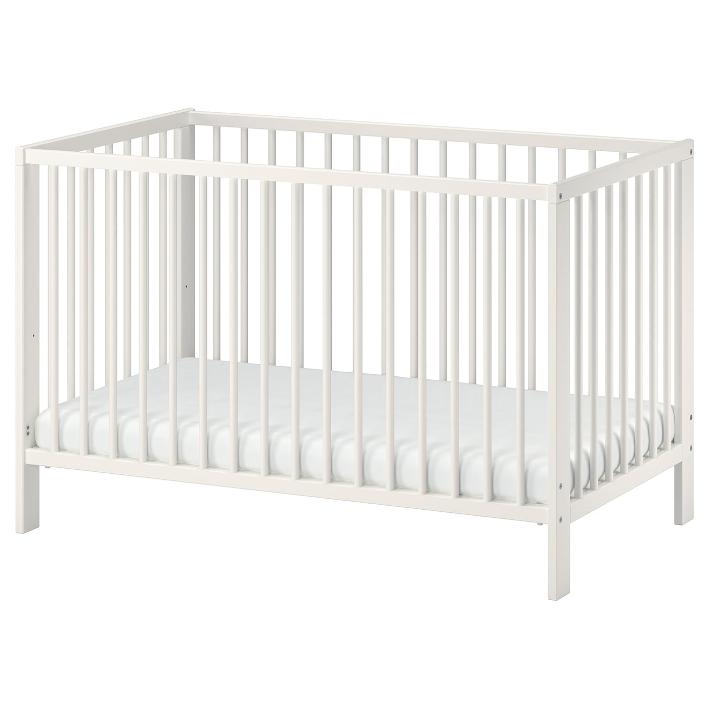 IKEA GULLIVER łóżko dziecięce, biały, 60x120 cm