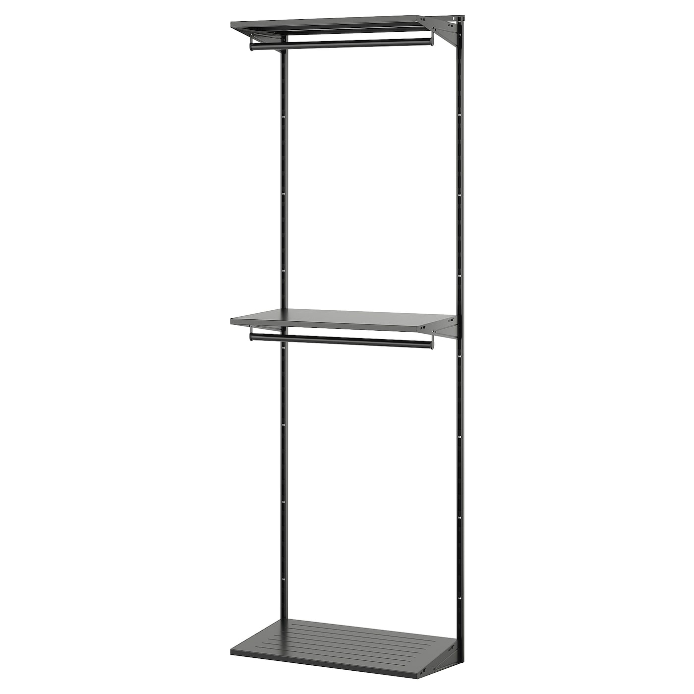 IKEA BOAXEL kombinacja szafy, antracyt, 62x40x201 cm