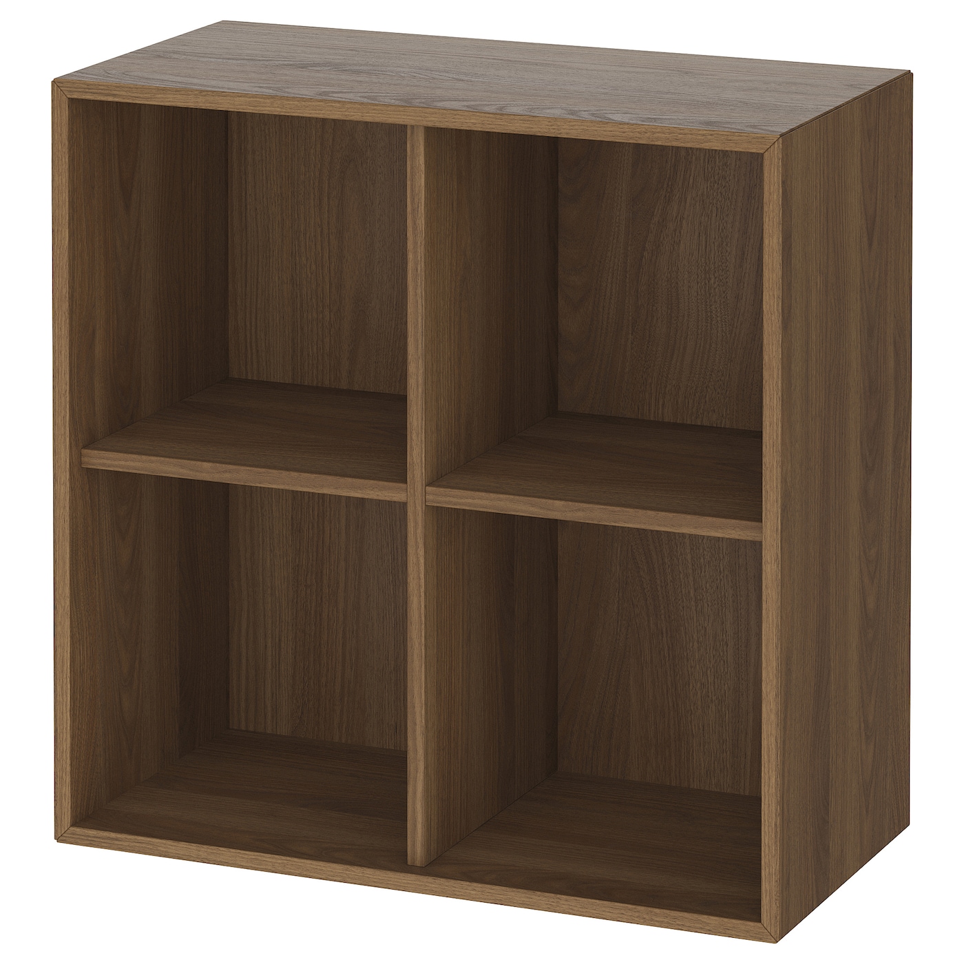 IKEA EKET szafka z 4 przegrodami, brązowy/orzech, 70x35x70 cm