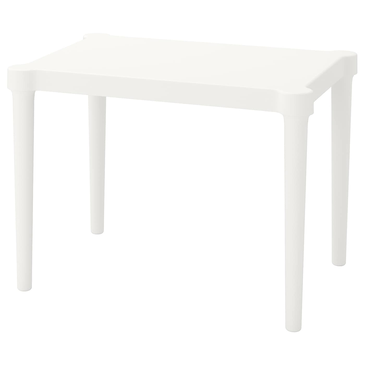 IKEA UTTER stolik dziecięcy, do wewnątrz/na zewnątrz/biały, Długość: 58 cm