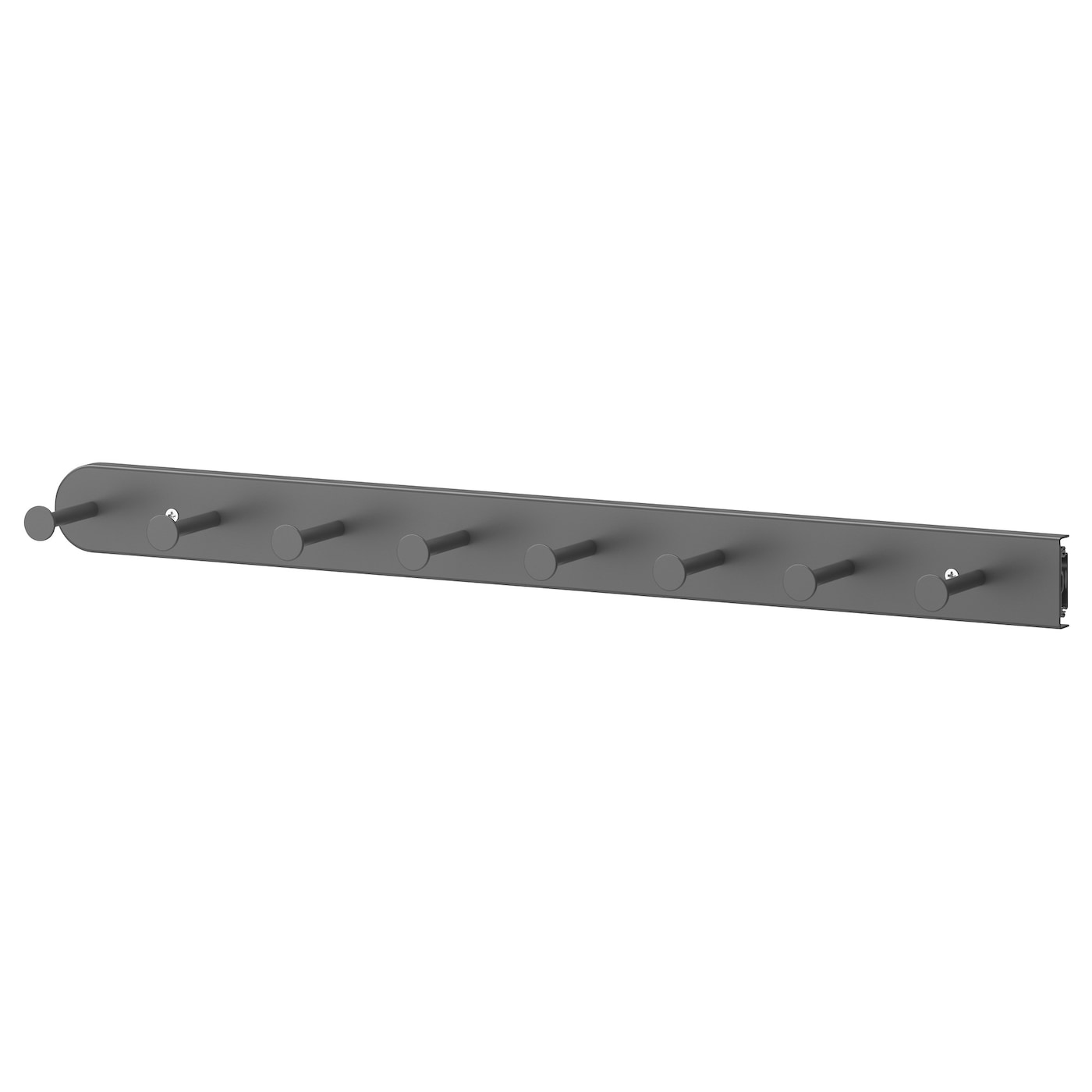 IKEA KOMPLEMENT wysuwany wieszak wielofunkcyjny, ciemnoszary, 58 cm