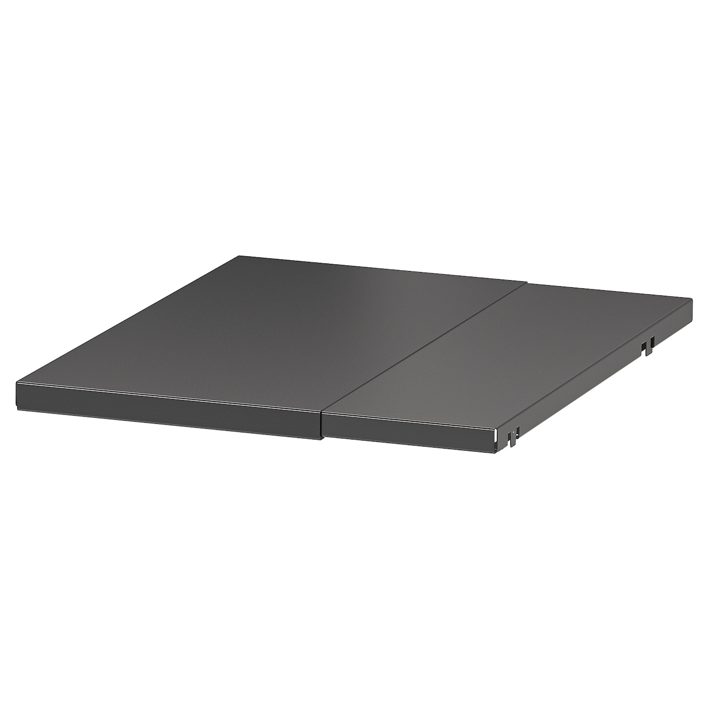 IKEA BOAXEL półka regulowana, antracyt, 20-30 cm