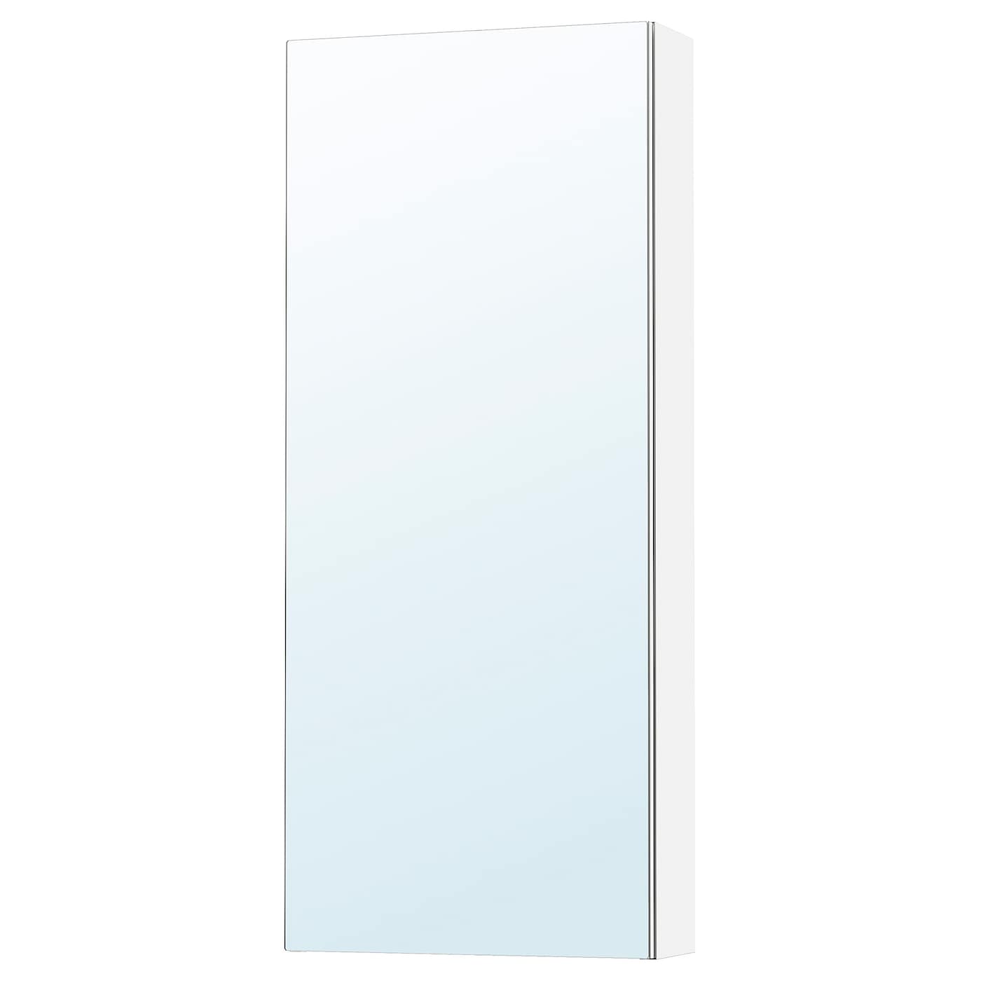 IKEA LETTAN szafka z lustrem z drzwiczkami, efekt lustrzany/lustro, 40x15x95 cm