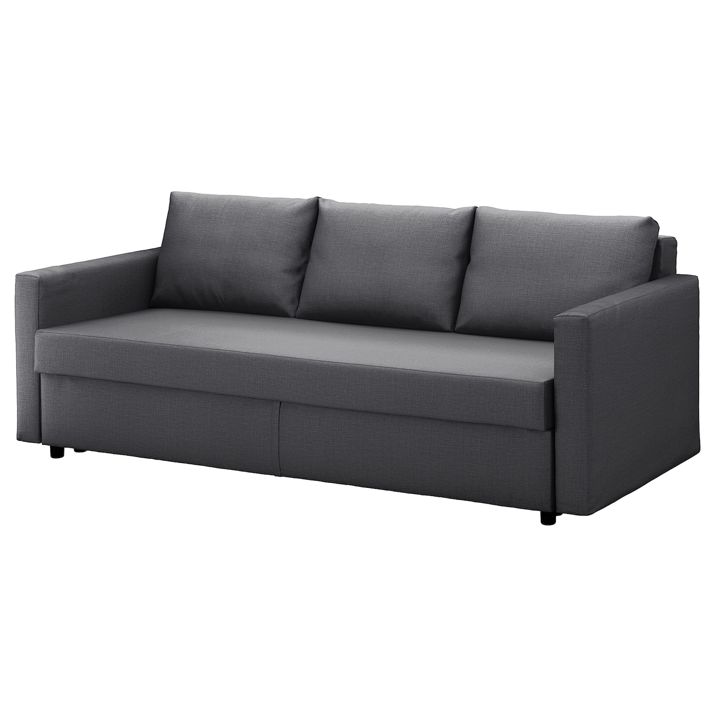 IKEA FRIHETEN sofa 3-osobowa, rozkładana, Skiftebo ciemnoszary, Szerokość: 225 cm