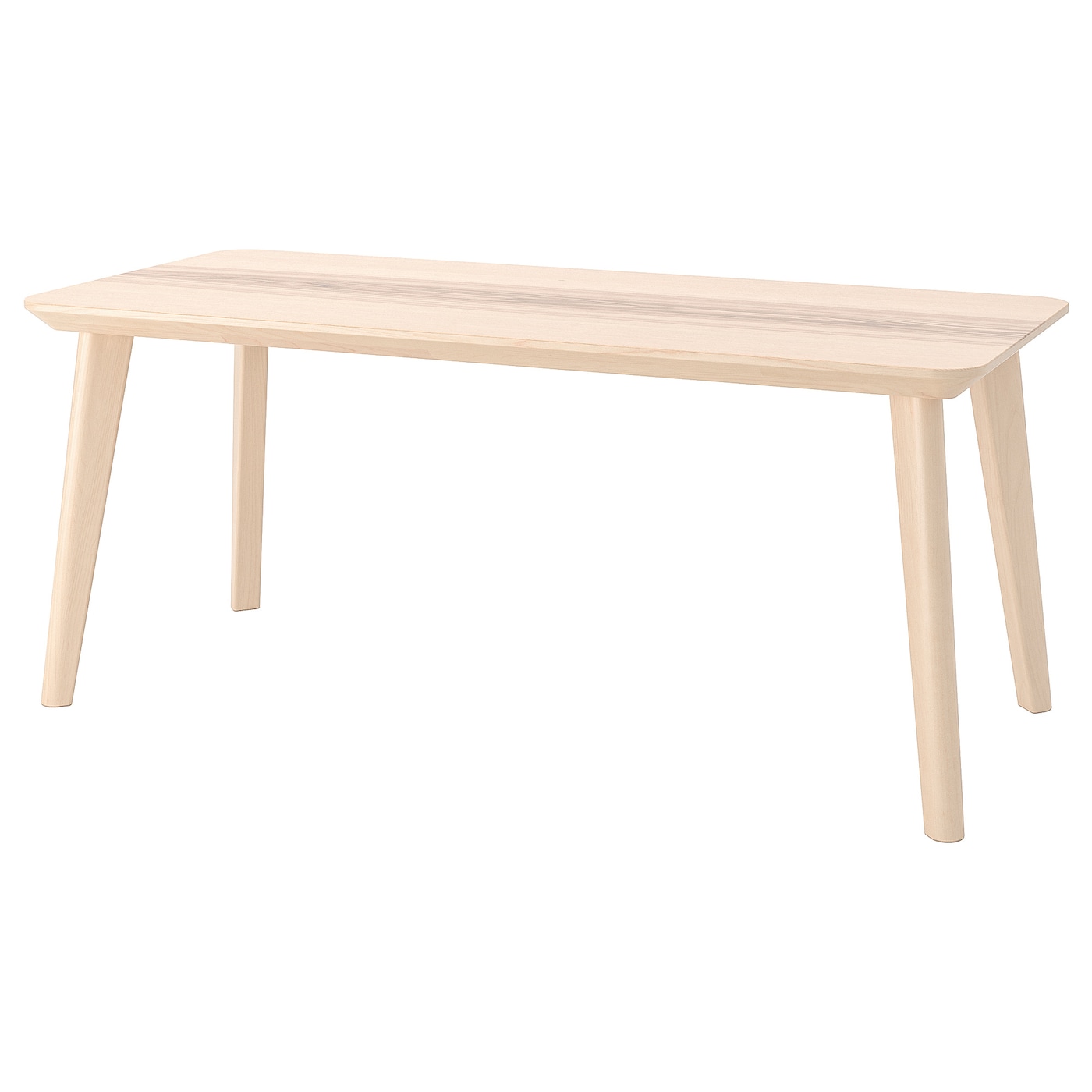 IKEA LISABO stolik kawowy, okleina jesionowa, 118x50 cm