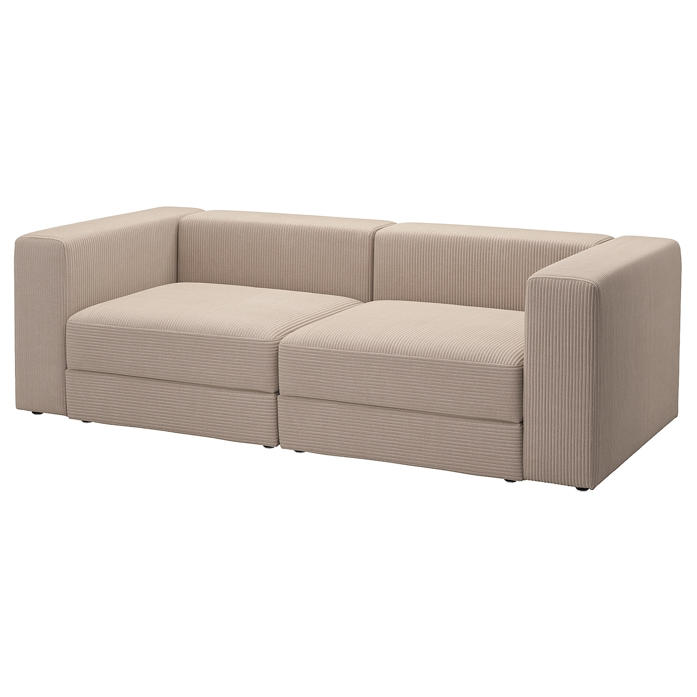 IKEA JÄTTEBO Sofa modułowa, 3-osobowa, Samsala szarobeżowy, Głębokość: 95 cm