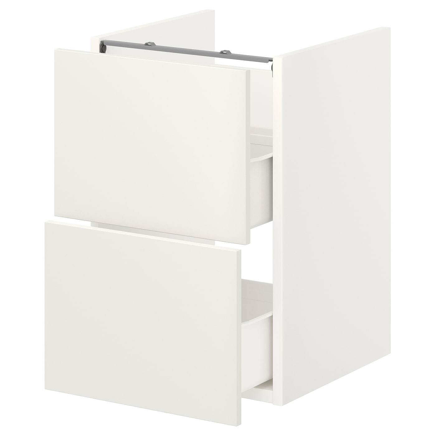 IKEA ENHET szafka umywalkowa z 2 szufladami, biały, 40x42x60 cm