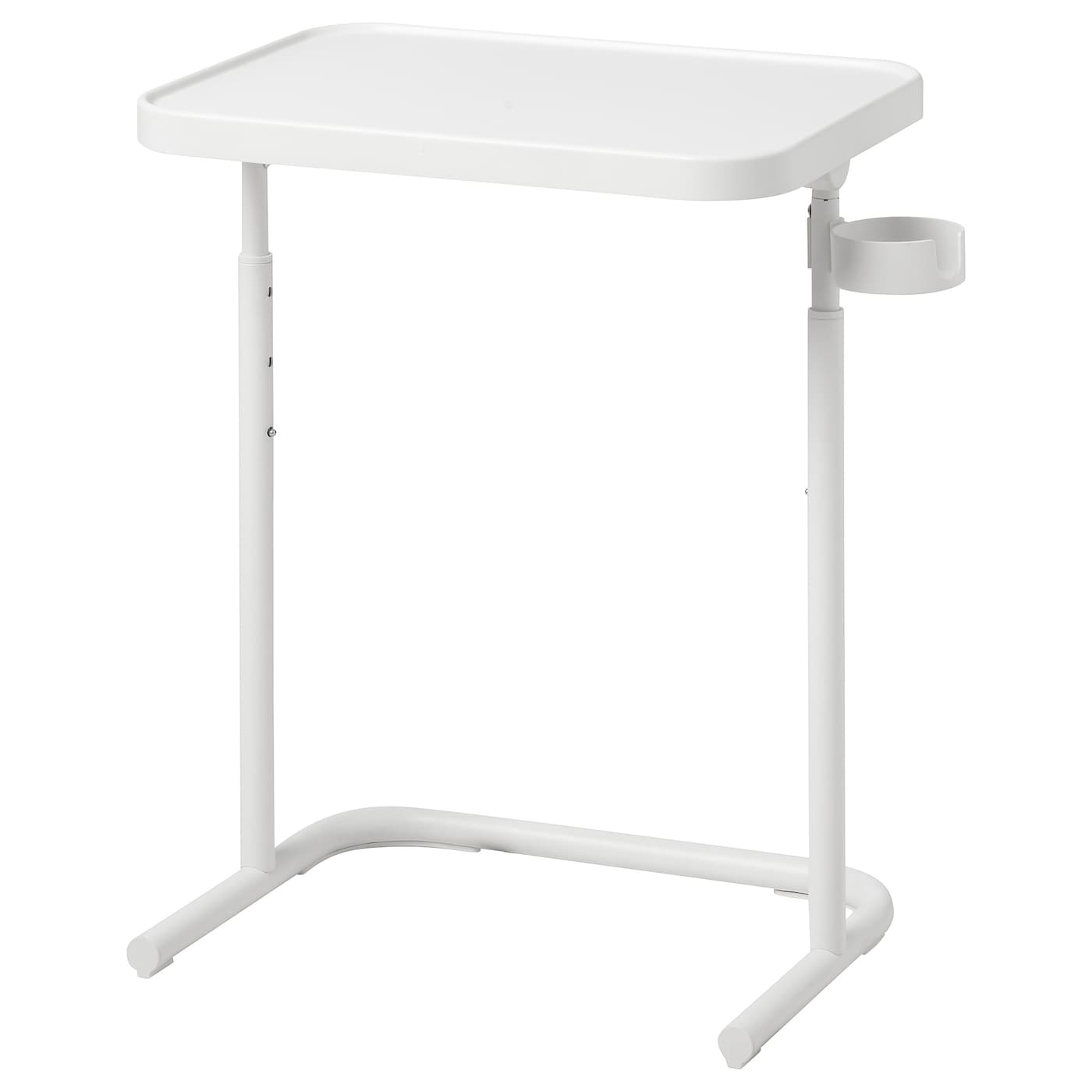 IKEA BJÖRKÅSEN Stolik pod laptopa, biały, Maksymalne obciążenie: 10 kg