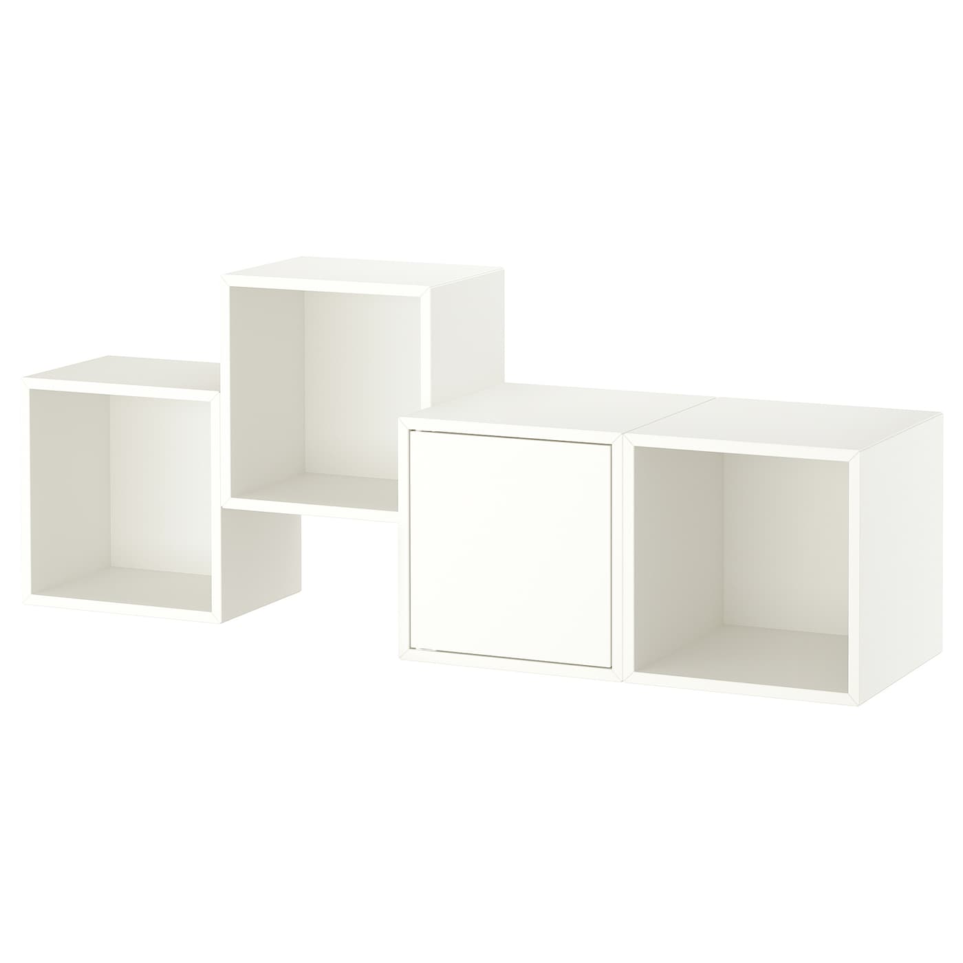 IKEA EKET kombinacja szafek ściennych, biały, 140x35x53 cm