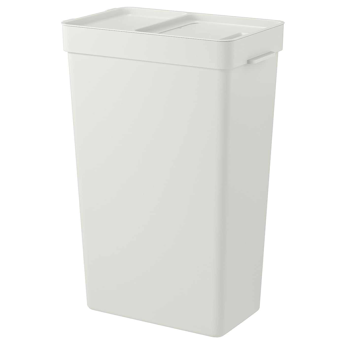 IKEA HÅLLBAR kosz z pokrywką, jasnoszary, 35 l