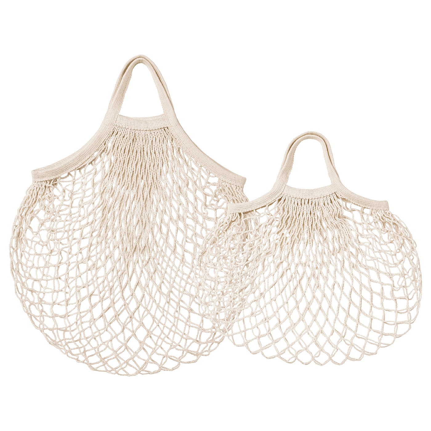 IKEA KUNGSFORS torba siatka, kpl 2 szt, naturalny, Ilość w opakowaniu: 2 szt.