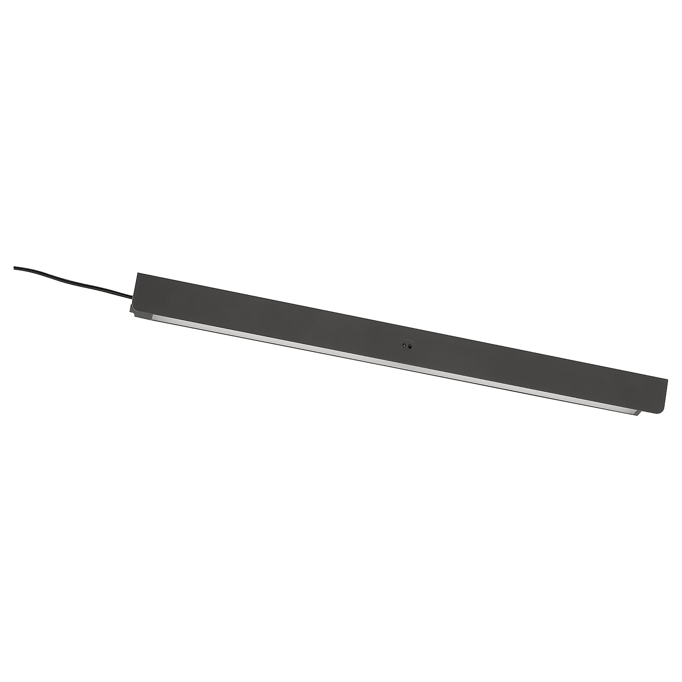 IKEA ÖVERSIDAN listwa LED z czujnikiem do szafy, można przyciemniać ciemnoszary, 46 cm