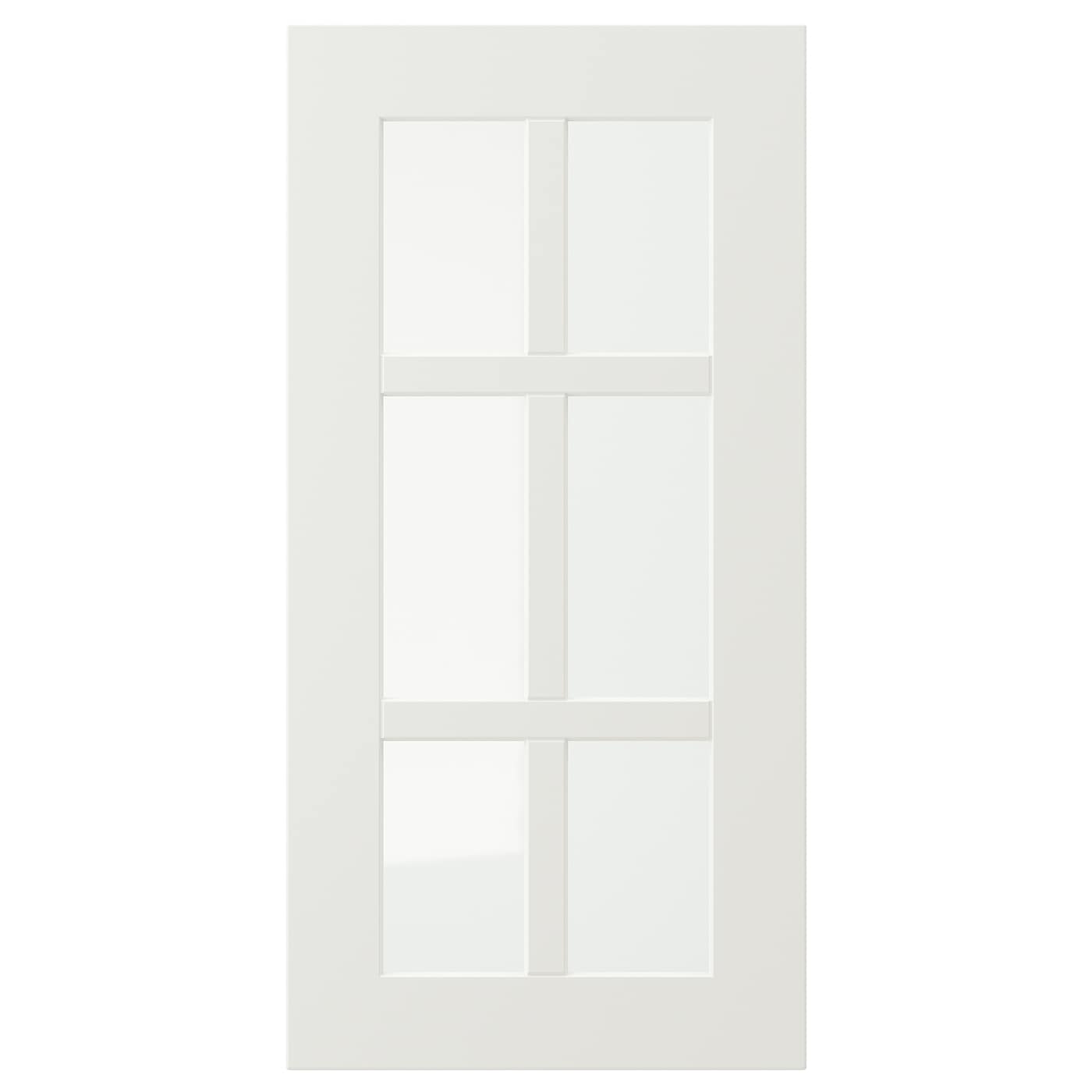 IKEA STENSUND drzwi szklane, biały, 30x60 cm
