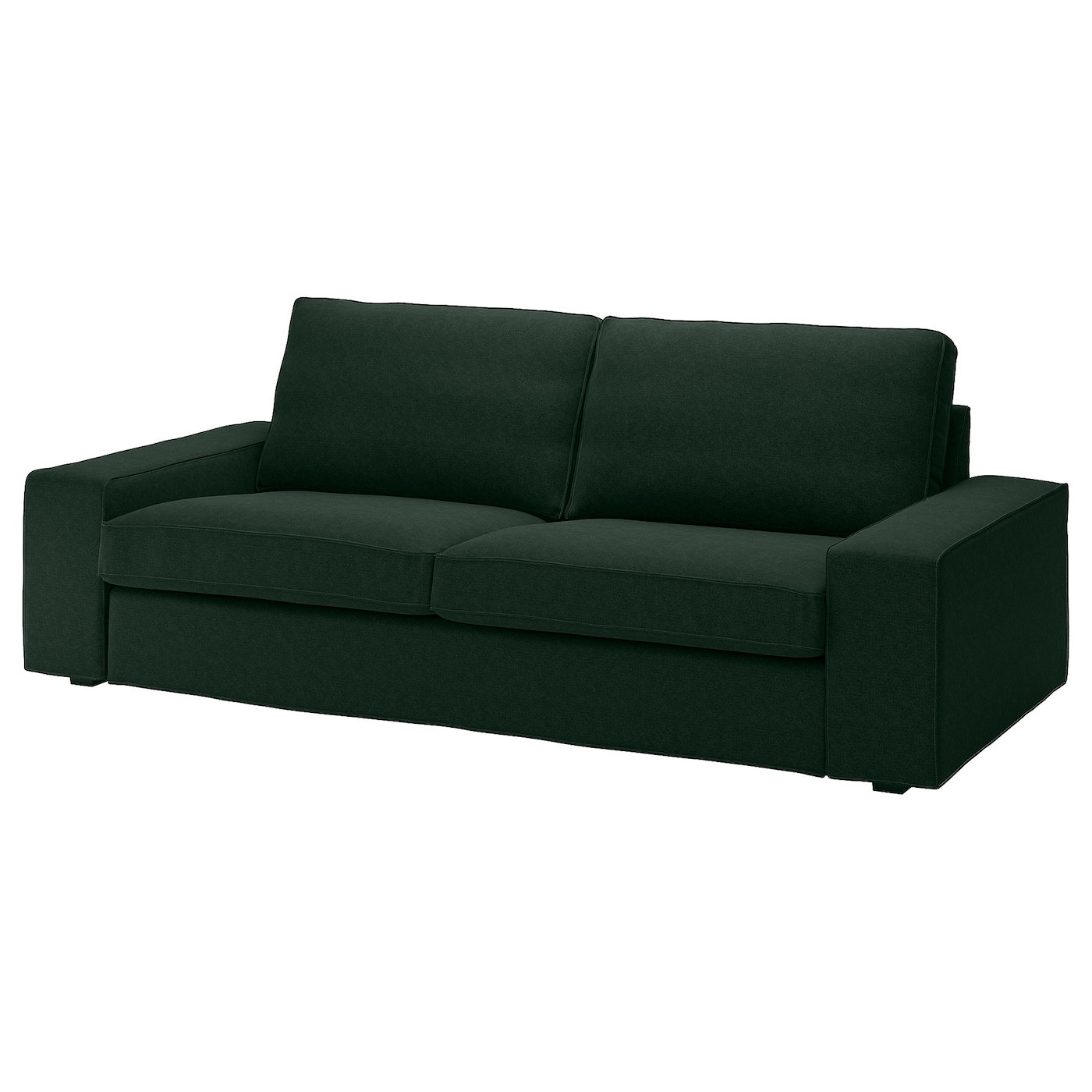 IKEA KIVIK sofa 3-osobowa, Tallmyra ciemnozielony, Szerokość: 228 cm