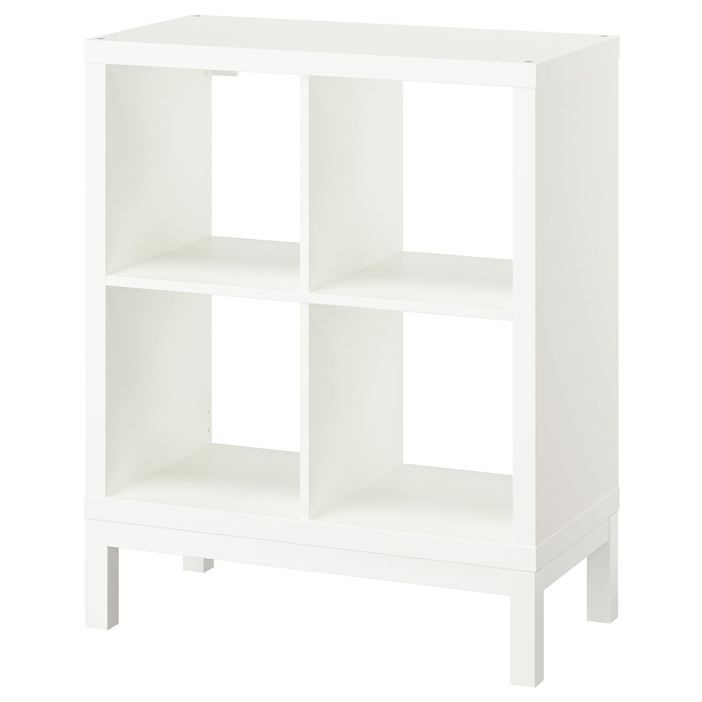 IKEA KALLAX regał z ramą nośną, biały/biały, 77x94 cm