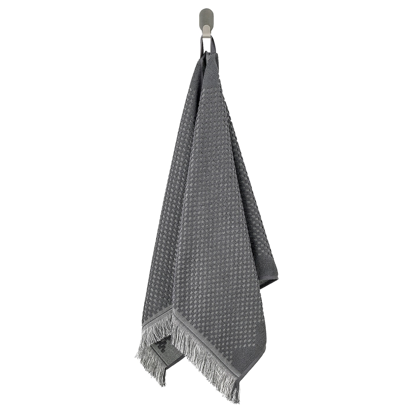 IKEA FJÄLLSTARR ręcznik do rąk, ciemnoszary, 50x100 cm