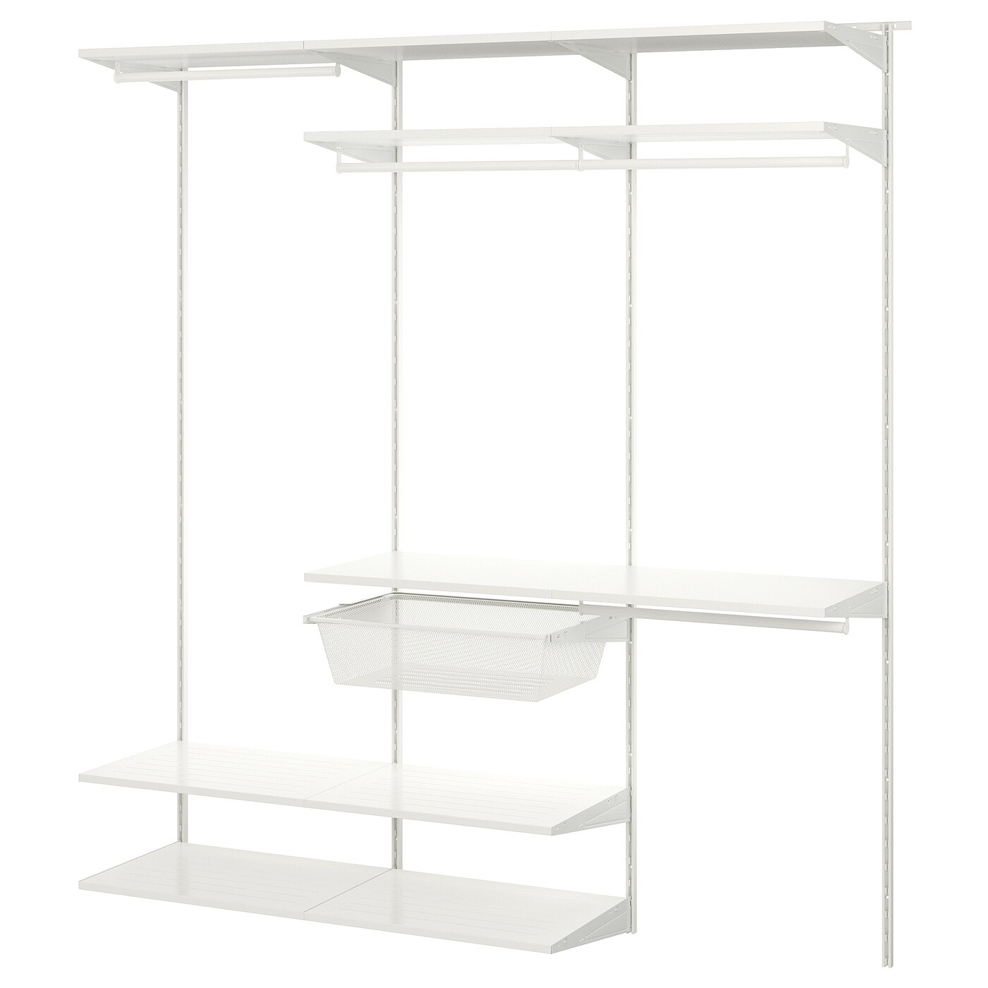 IKEA BOAXEL kombinacja szafy, biały, 187x40x201 cm