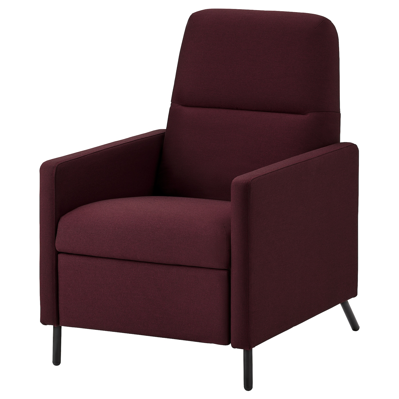IKEA GISTAD fotel rozkładany, Idekulla ciemnoczerwony, Szerokość: 66 cm