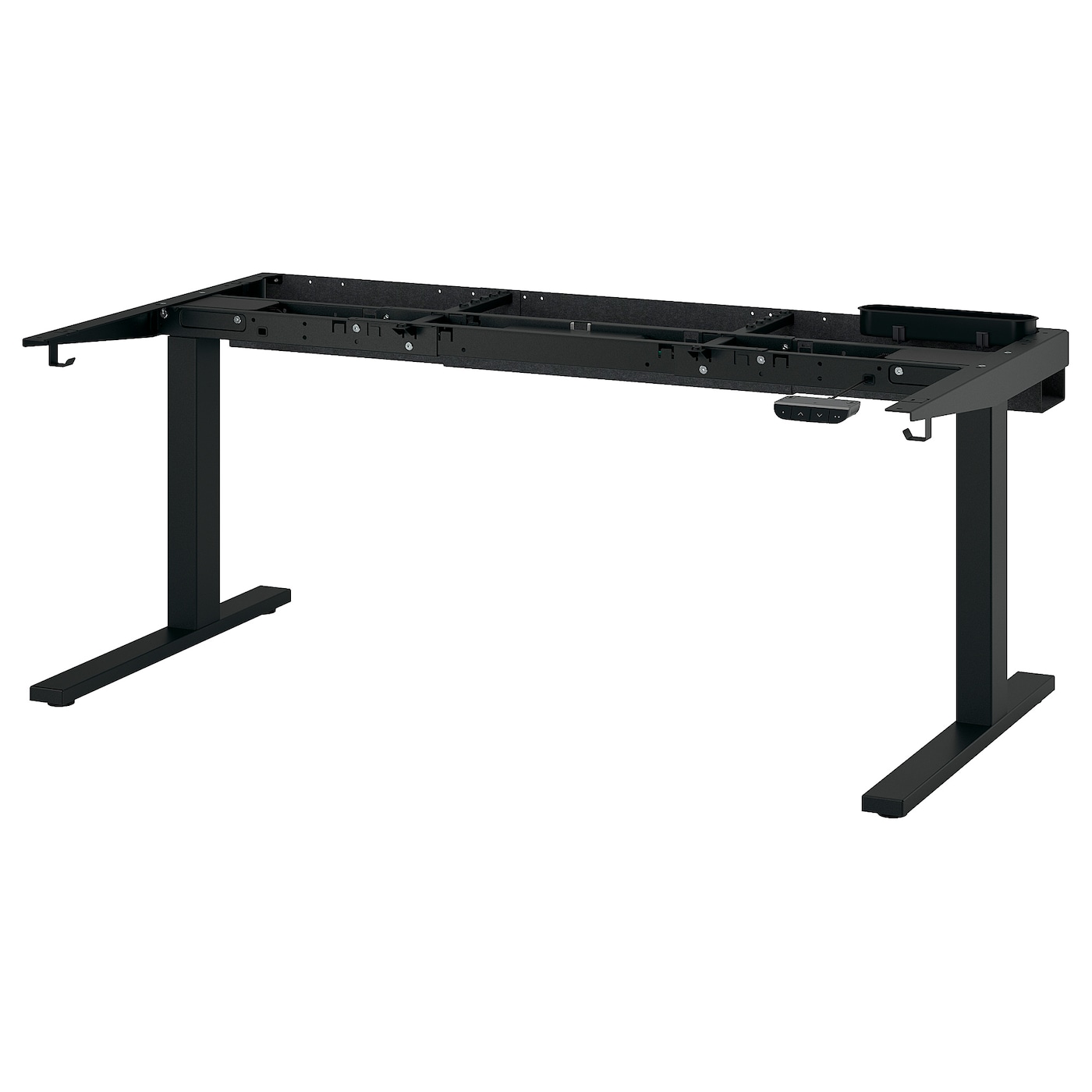 IKEA MITTZON podstawa biurka typu siedź/stój, elektryczny/czarny, 120/140/160x80 cm