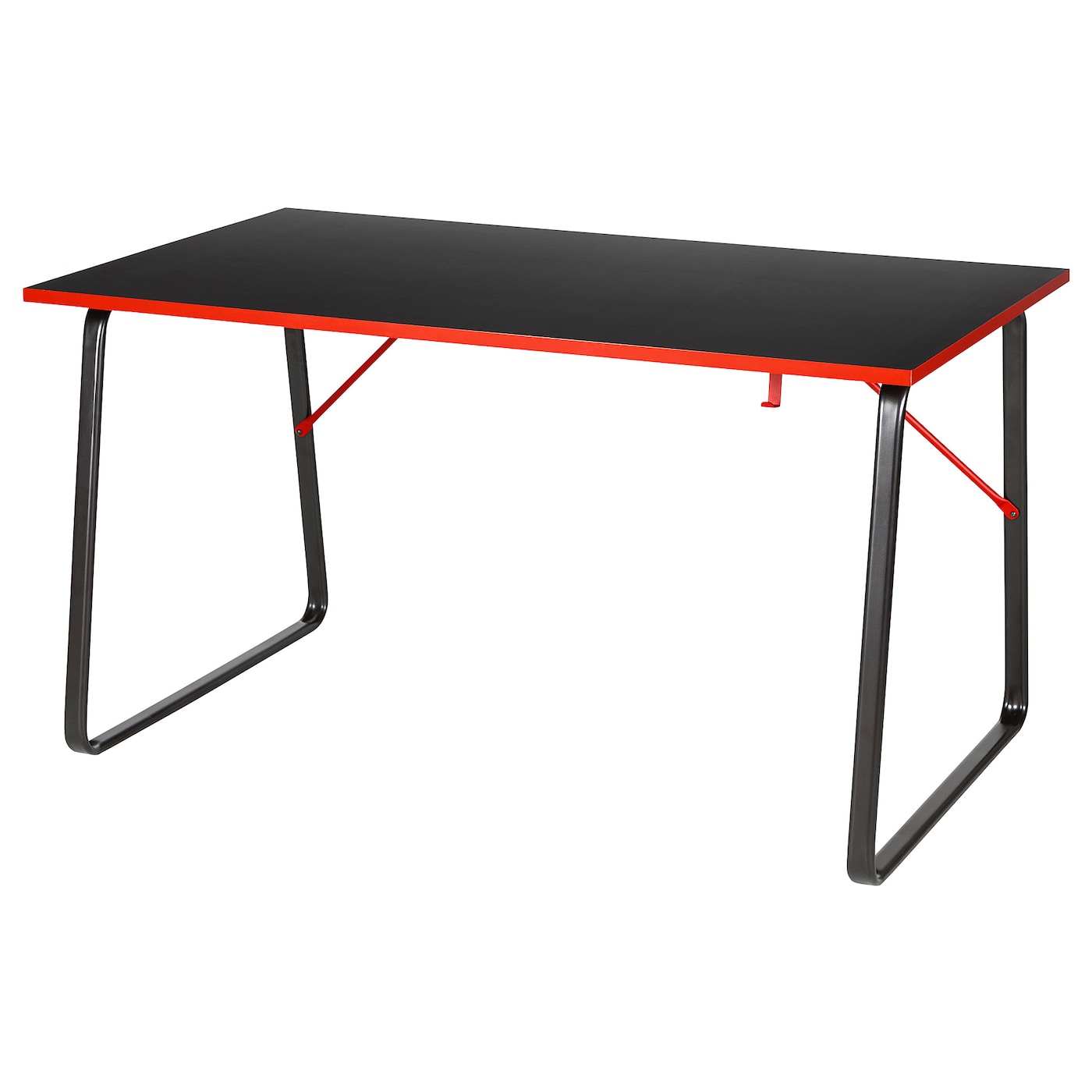 IKEA HUVUDSPELARE biurko gamingowe, czarny, 140x80 cm