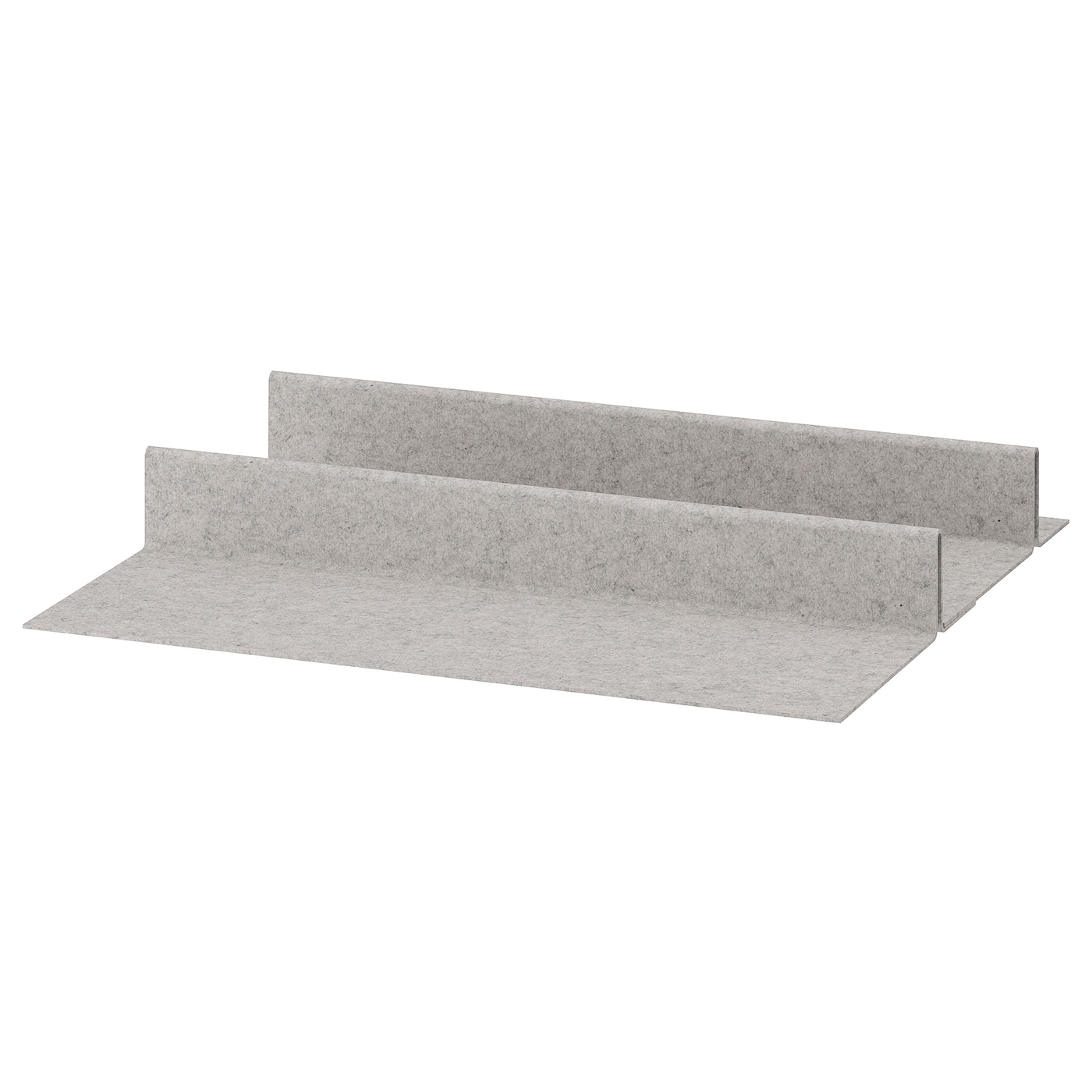 IKEA KOMPLEMENT wkład na buty do wysuwanej tacy, jasnoszary, 75x58 cm