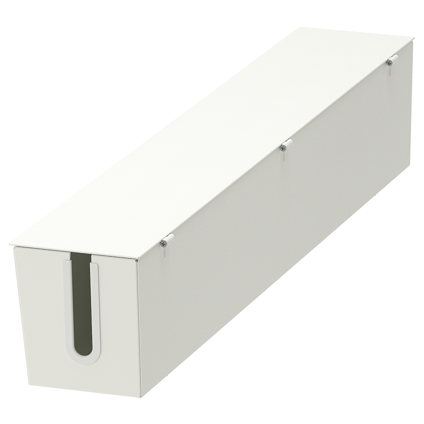 IKEA MITTZON organizer kabli do ramy z kółkami, biały, 80x13 cm