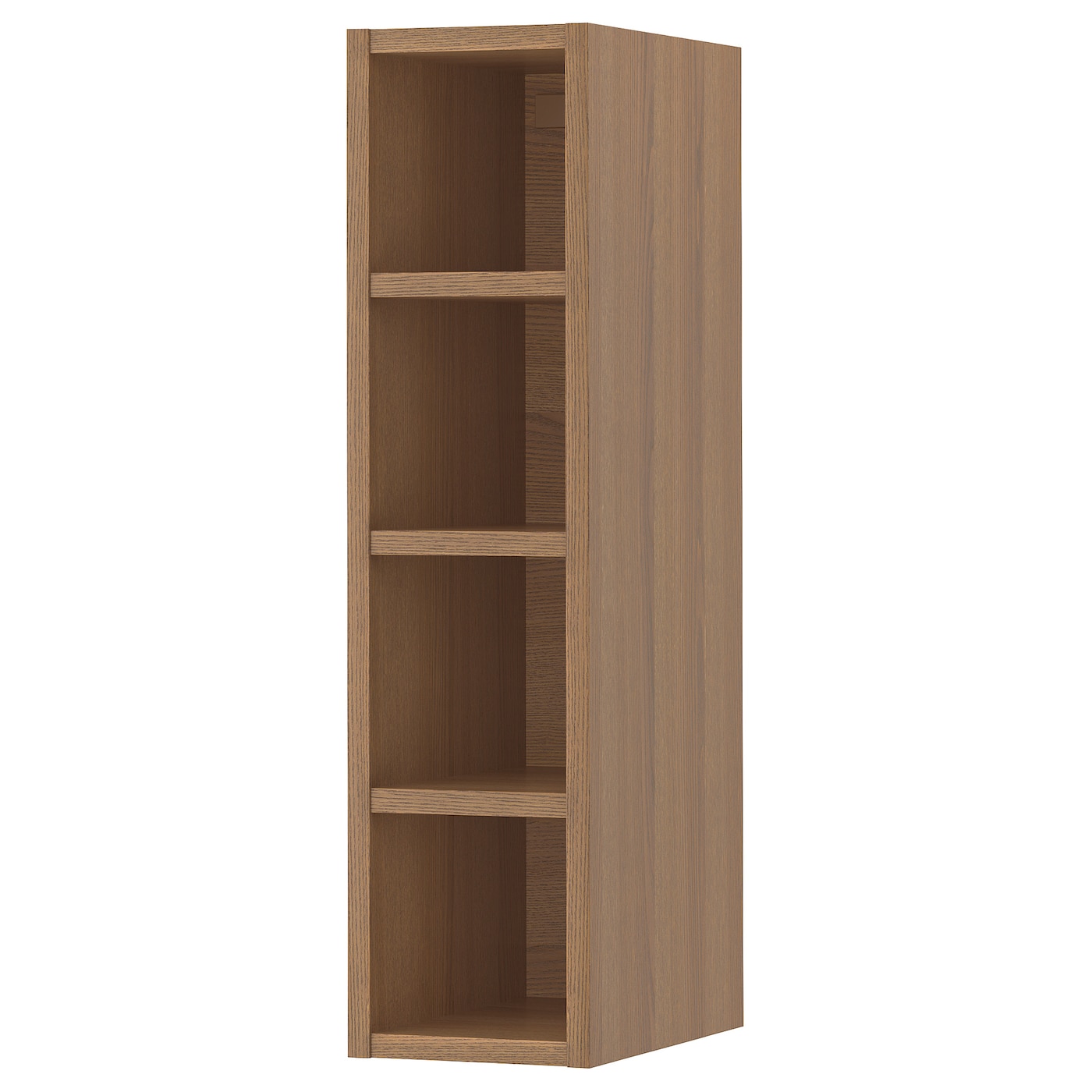 IKEA VADHOLMA szafka otwarta, brązowy/bejcowany jesion, 20x37x80 cm