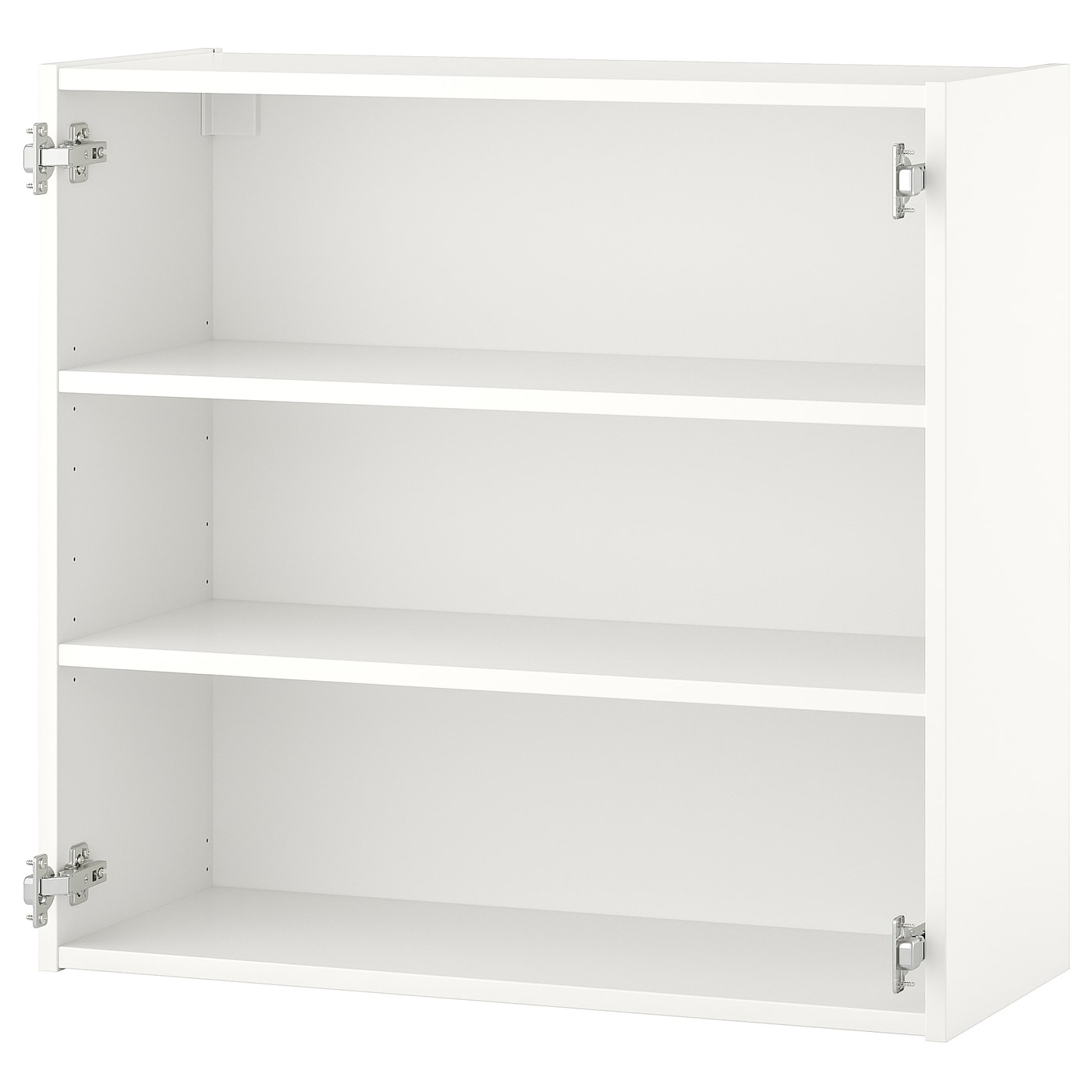 IKEA ENHET szafka wisząca z 2 półkami, biały, 80x30x75 cm