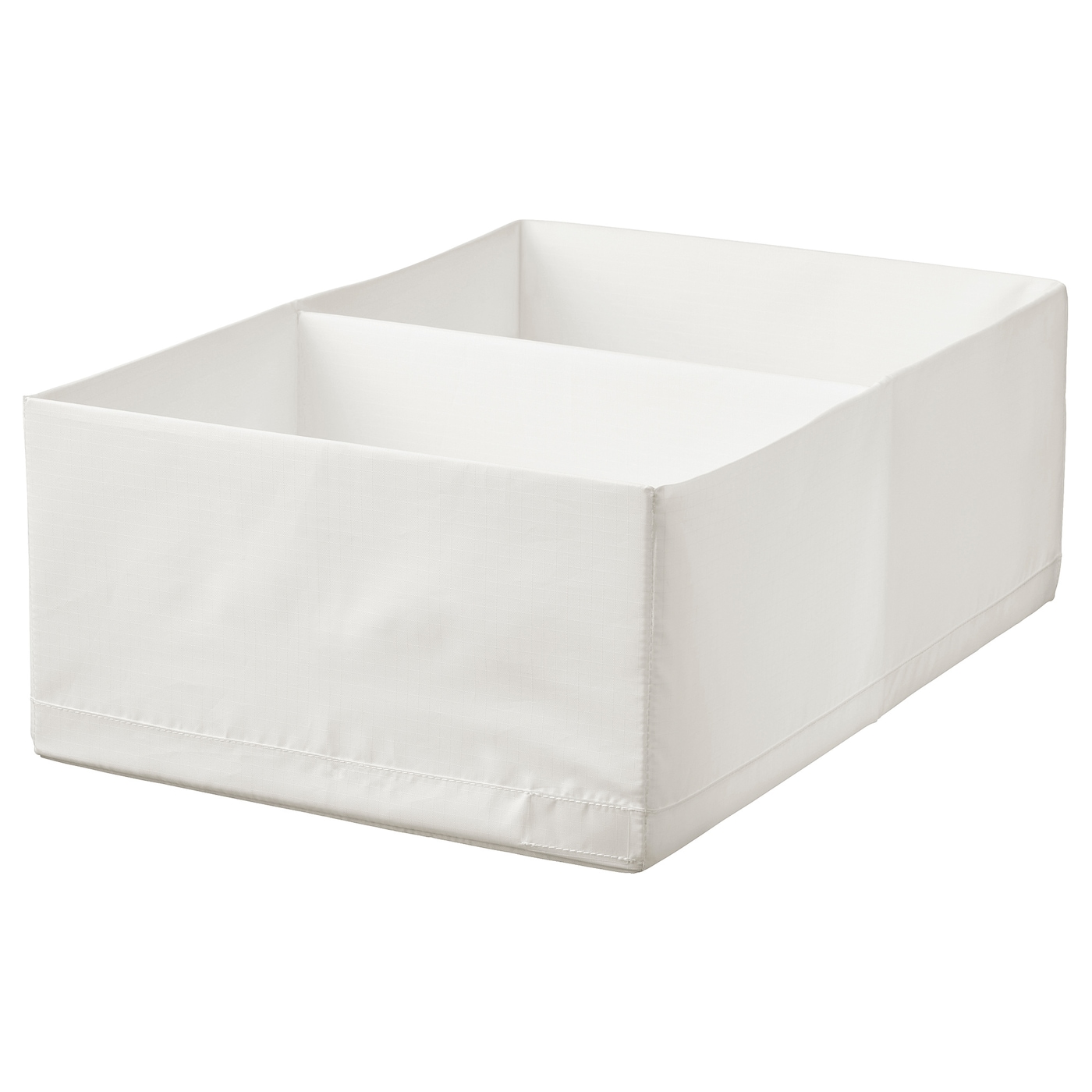 IKEA STUK pudełko z przegródkami, biały, 34x51x18 cm