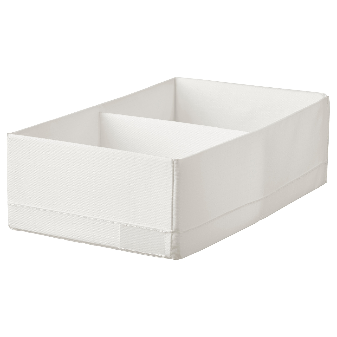 IKEA STUK pudełko z przegródkami, biały, 20x34x10 cm