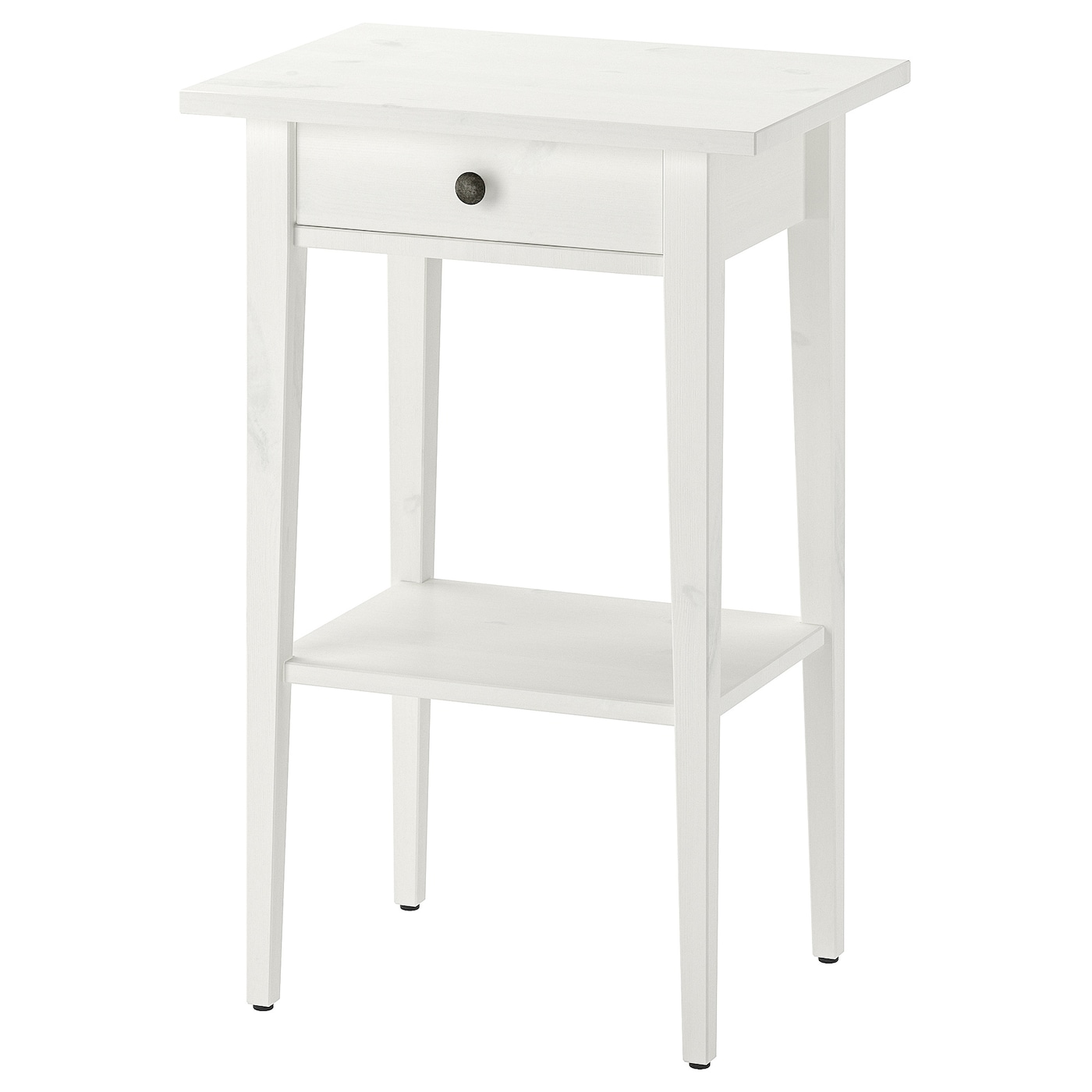 IKEA HEMNES Stolik nocny, biała bejca, 46x35 cm