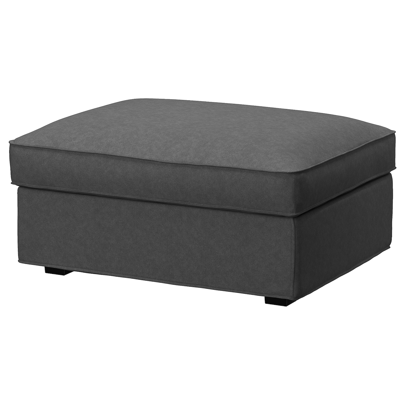 IKEA KIVIK podnóżek ze schowkiem, Tallmyra średnioszary, Szerokość: 90 cm