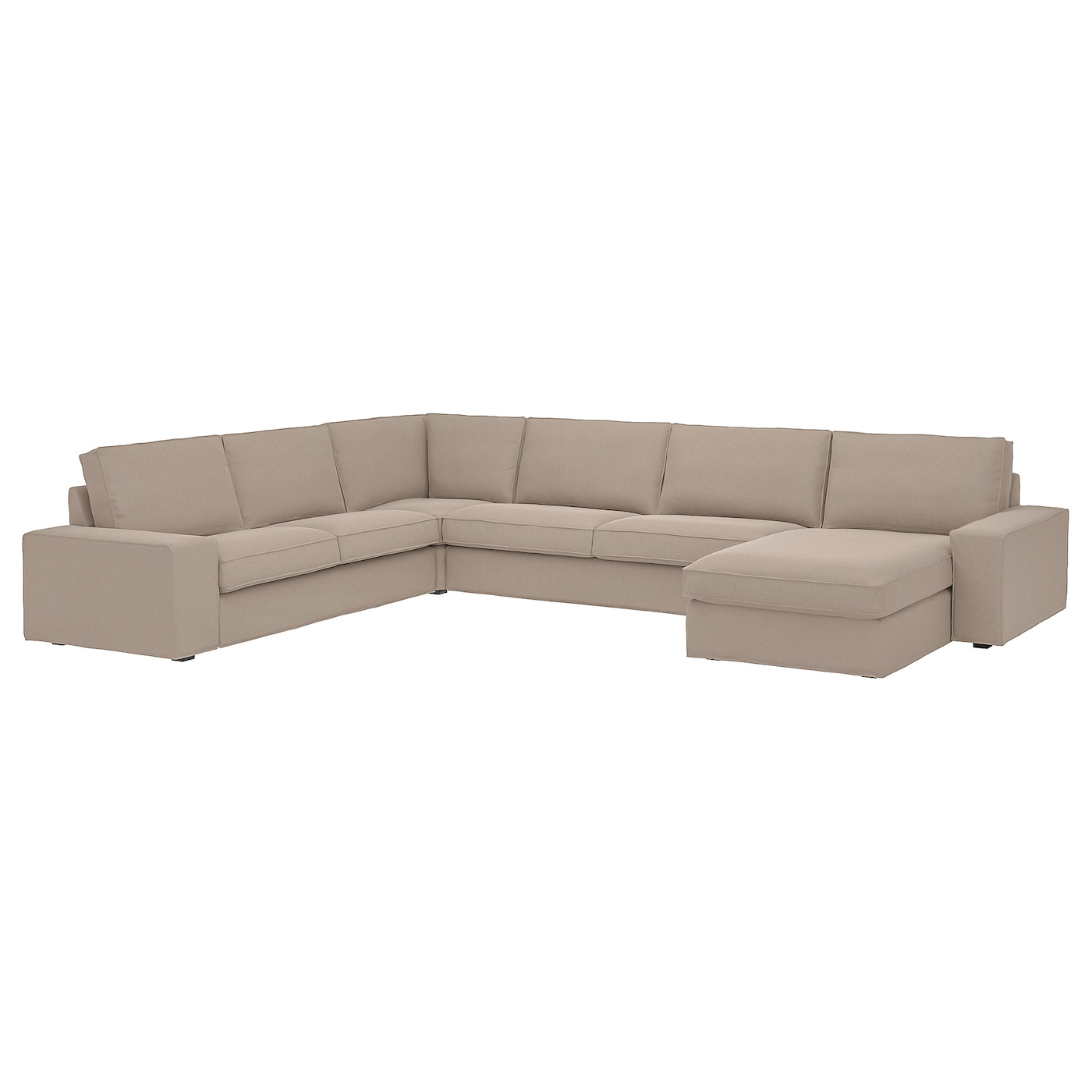 IKEA KIVIK sofa narożna 6-osobowa z szezl