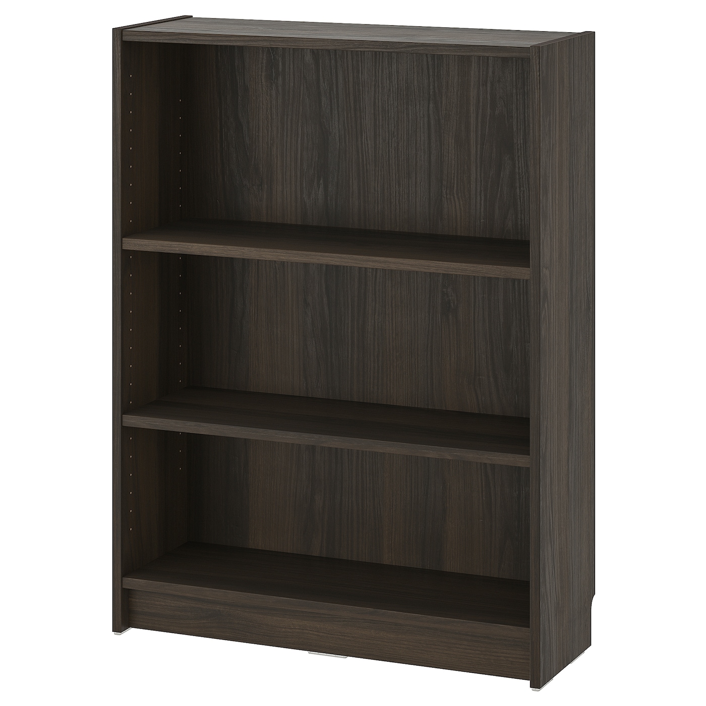 IKEA BILLY regał, ciemnobrązowy imit. dębu, 80x28x106 cm