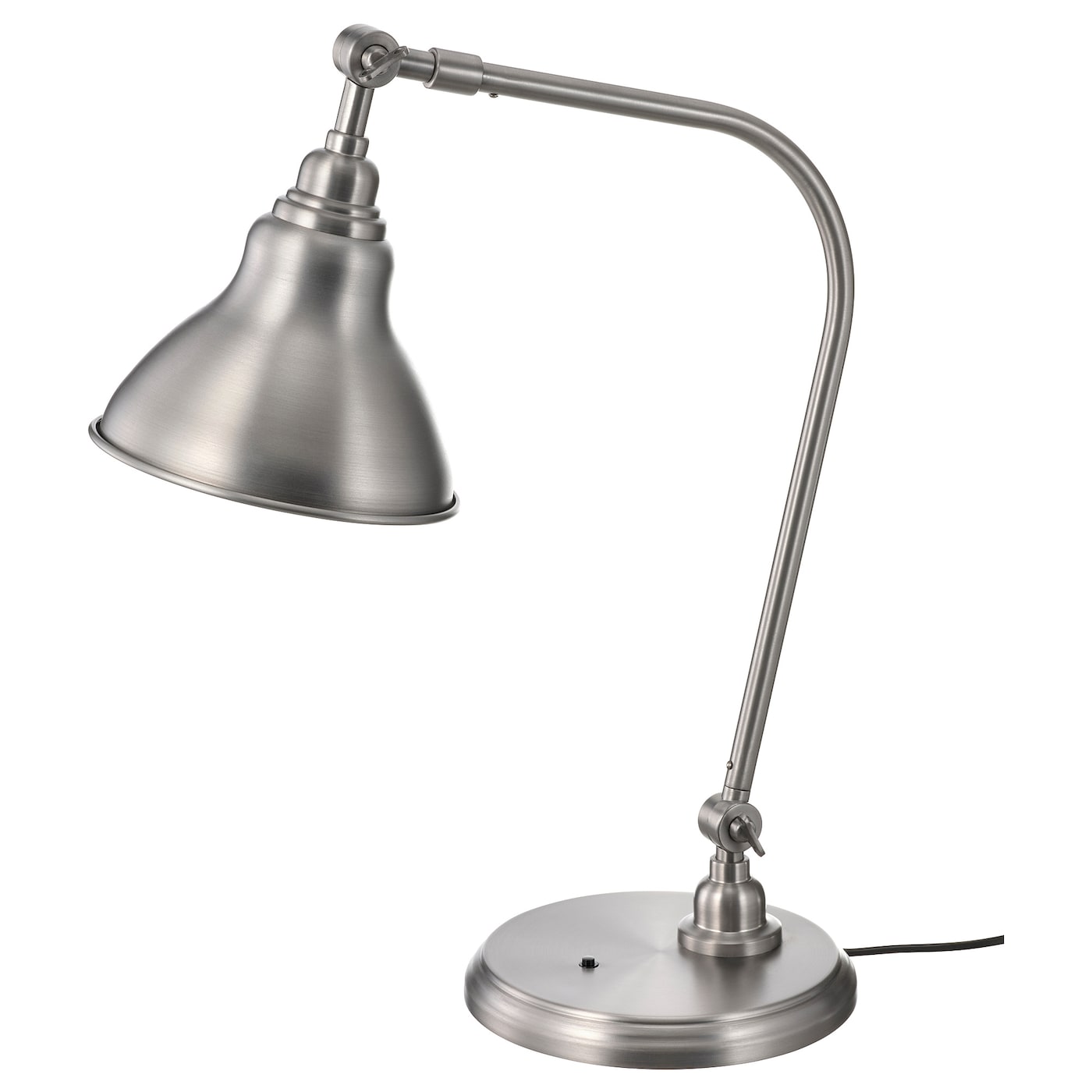 IKEA ANKARSPEL lampa biurkowa, efekt cynołowiu, Średnica podstawy: 22 cm