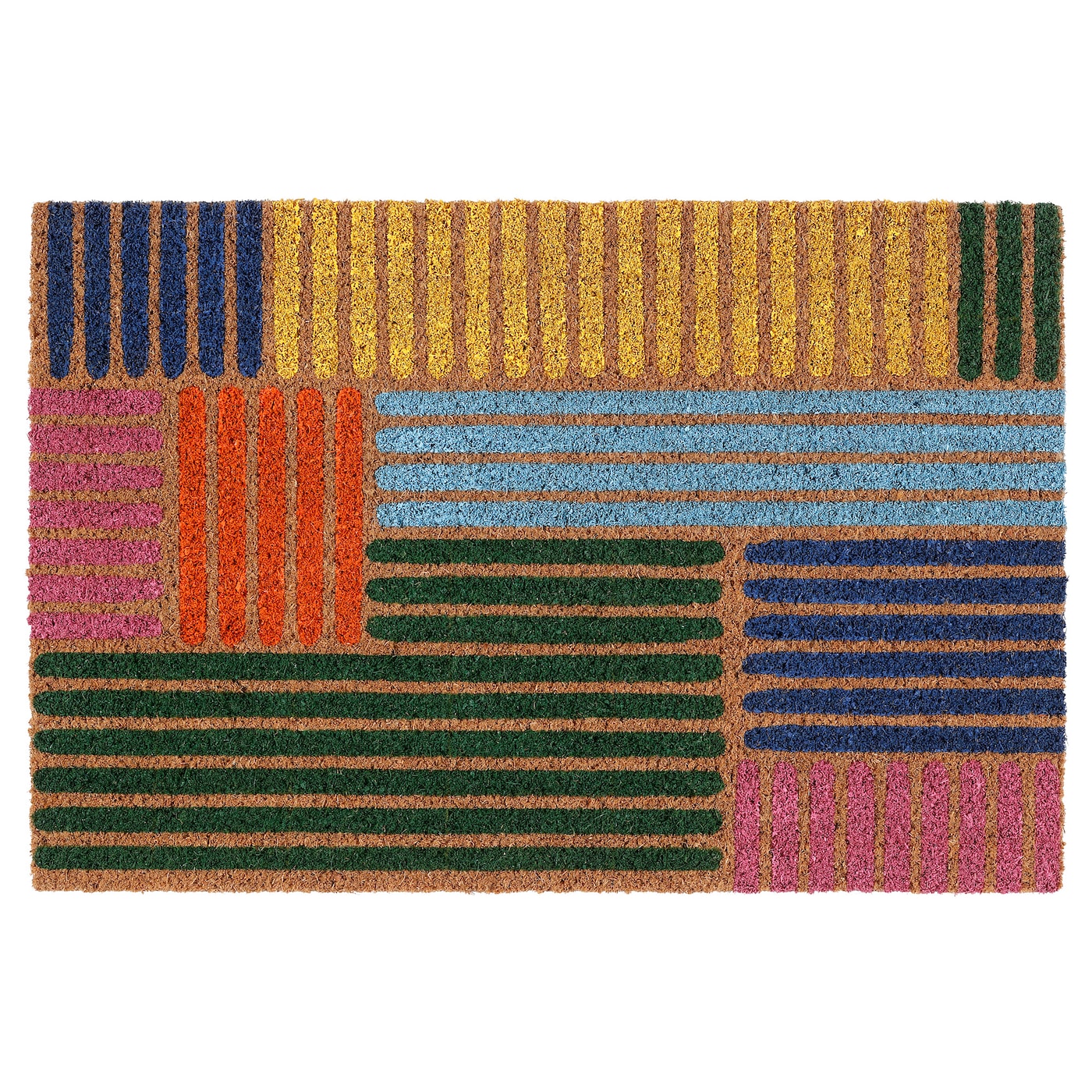 IKEA SPÅRDJUP wycieraczka wewnętrzna, wielobarwny/paski, 40x60 cm