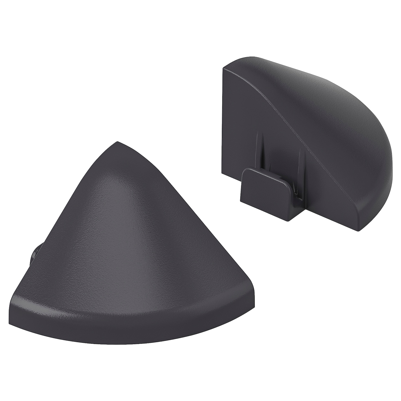 IKEA RUNNEN listwa narożna, płyty podł zewn, ciemnoszary, Długość: 3 cm