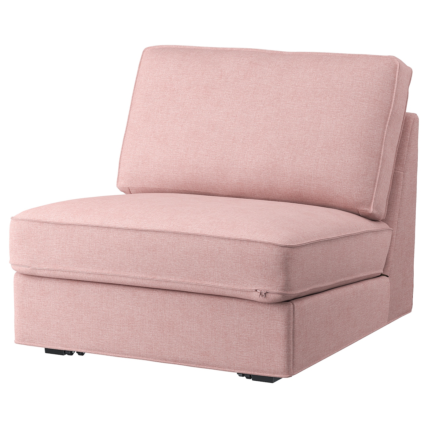 IKEA KIVIK 1o sofa rozkładana, Gunnared jasny różowy, Długość łóżka: 197 cm