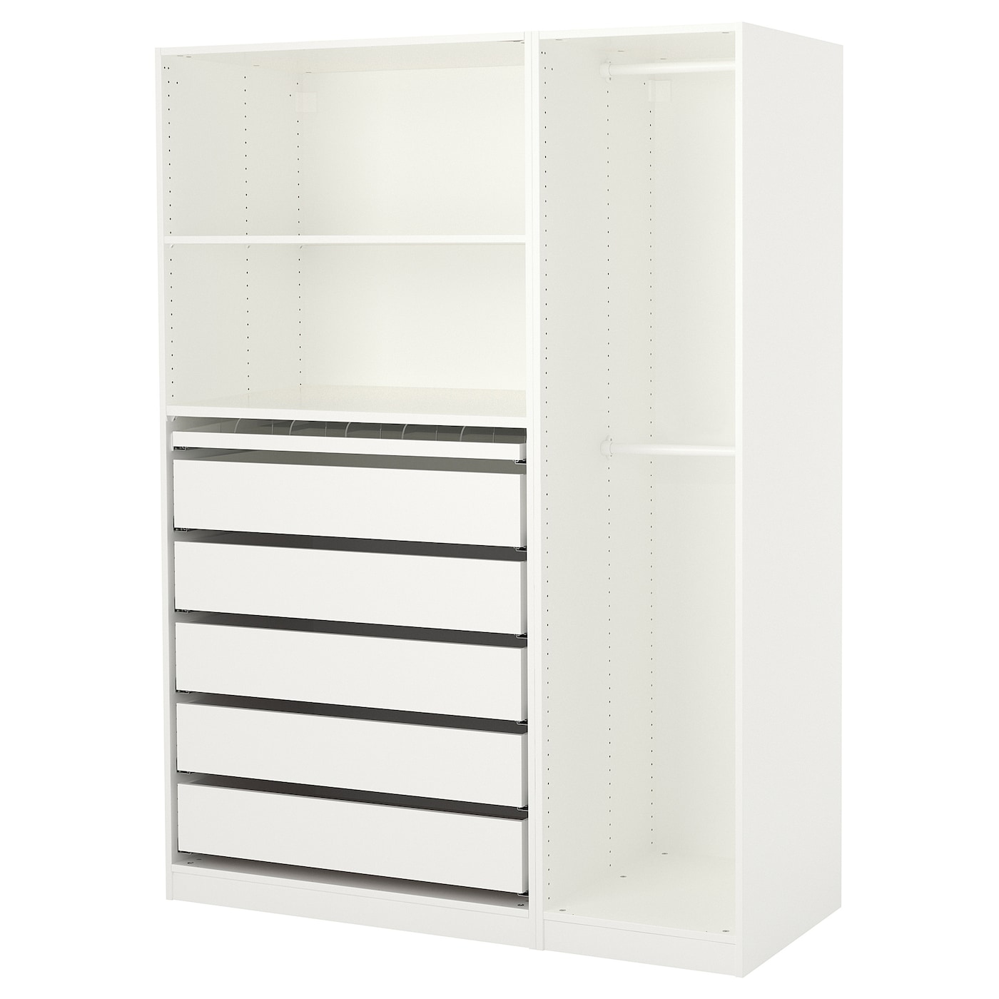 IKEA PAX szafa, biały, 150x58x201 cm