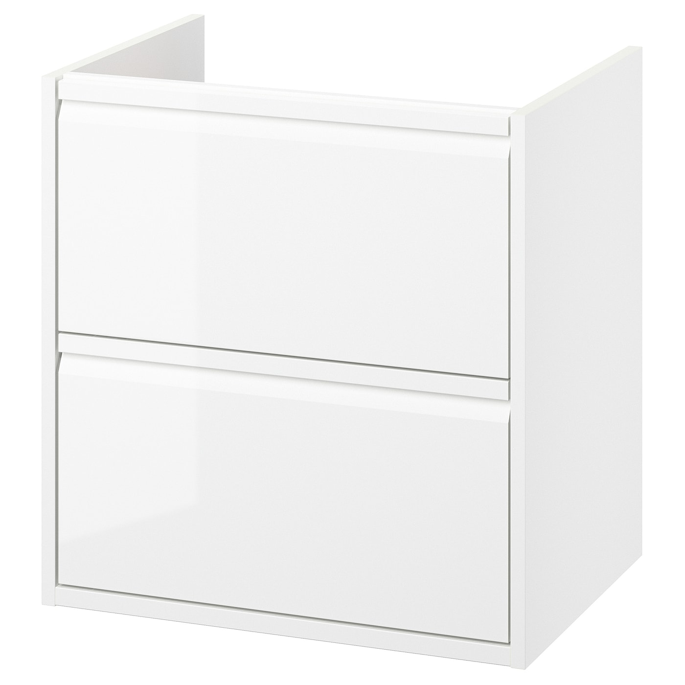 IKEA ÄNGSJÖN szafka umywalkowa z szufladami, połysk biały, 60x48x63 cm