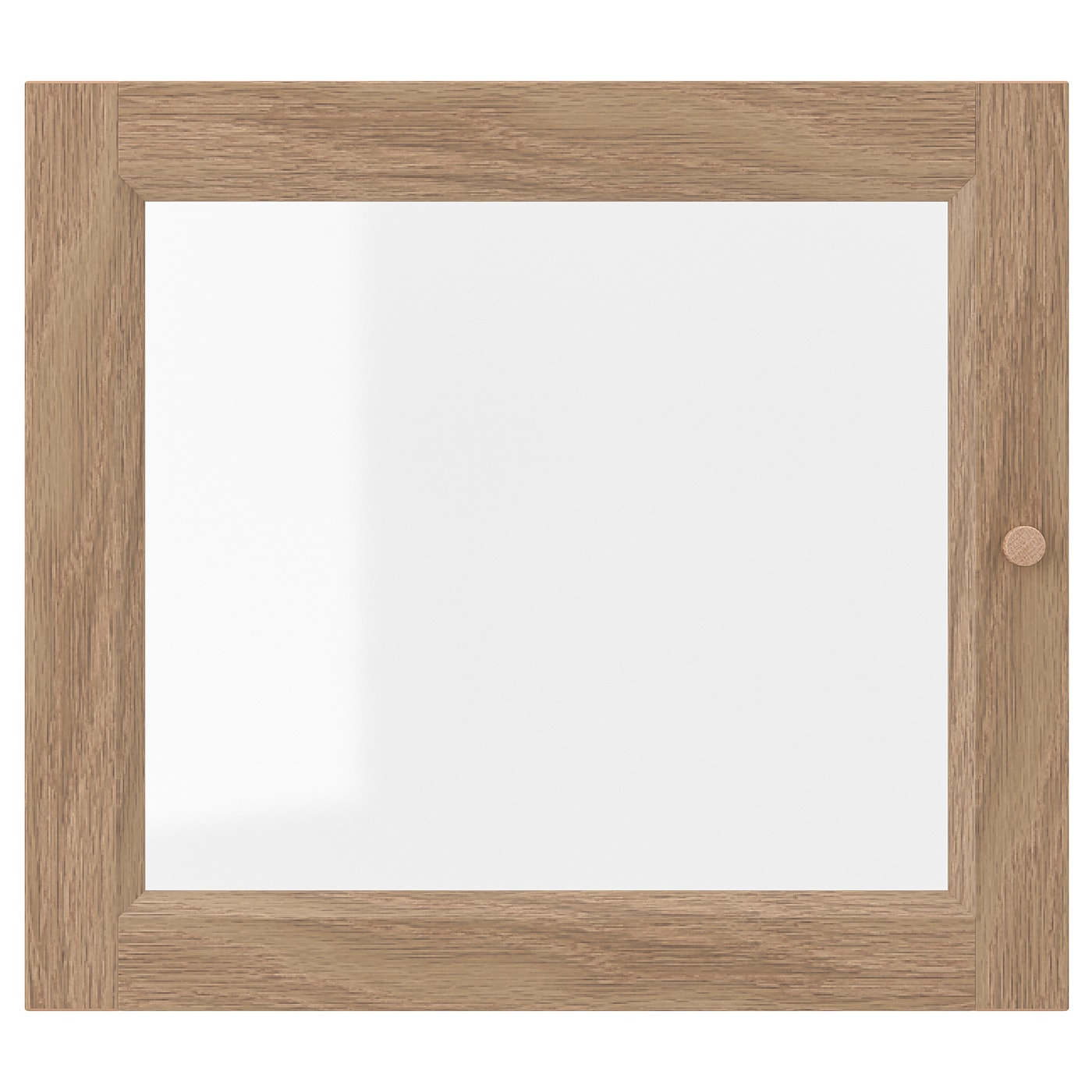 IKEA OXBERG drzwi szklane, imit. dębu, 40x35 cm