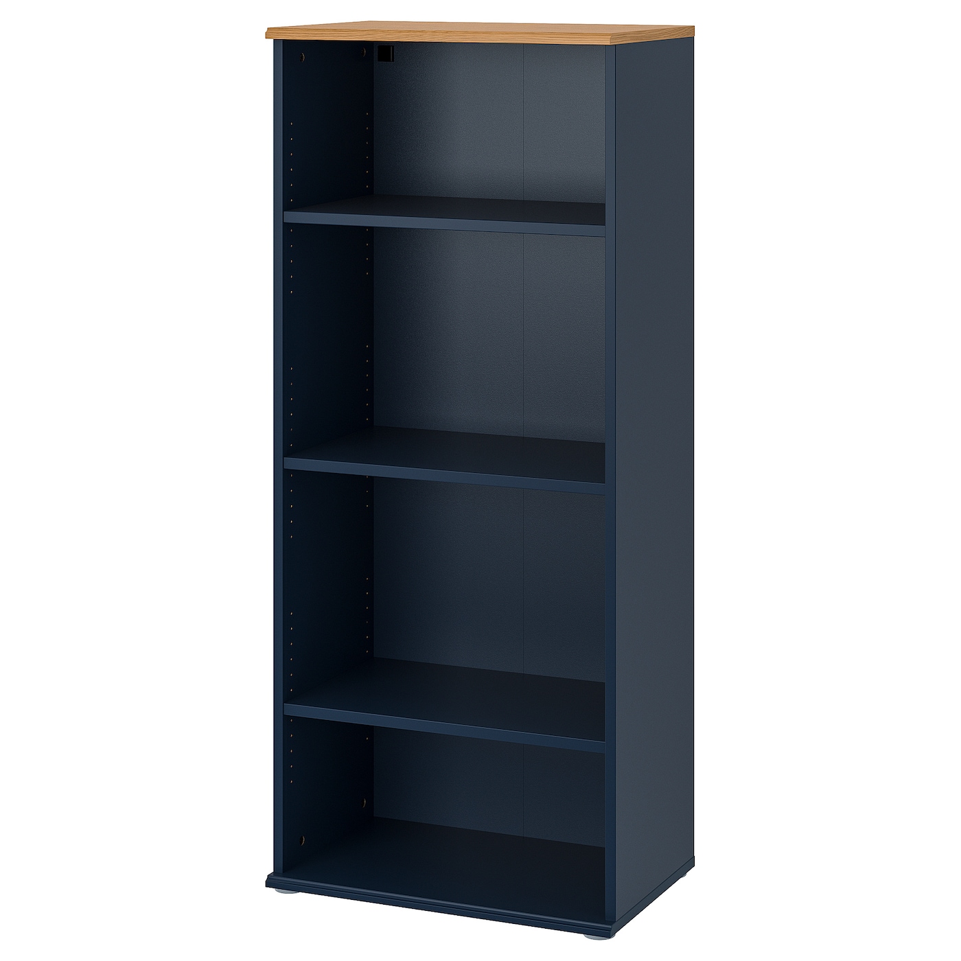 IKEA SKRUVBY regał, czarnoniebieski, 60x140 cm