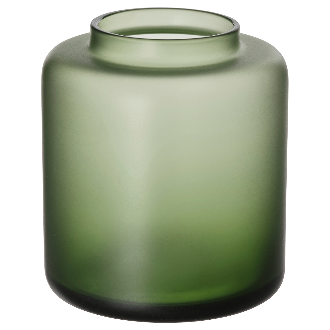IKEA KONSTFULL Wazon, szkło matowe/zielony, 10 cm