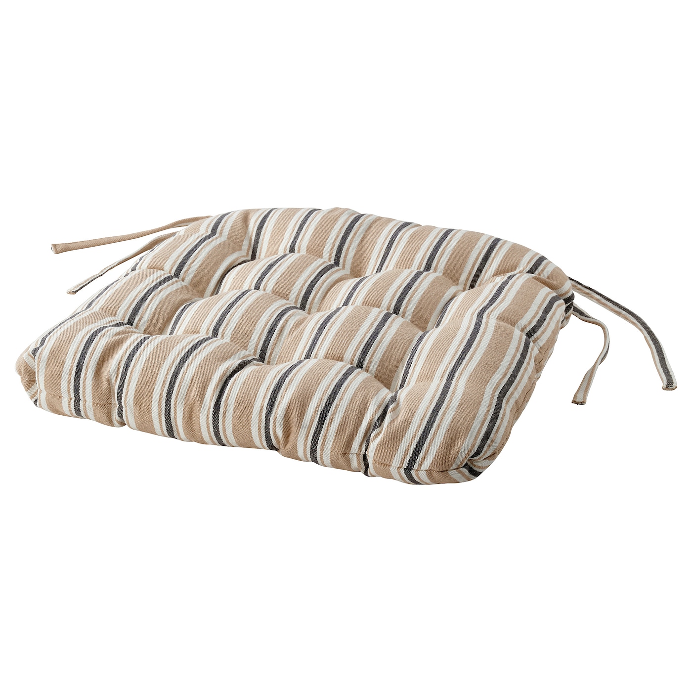 IKEA VATTENMOTT poduszka na krzesło, beżowy, 40x38x5.0 cm