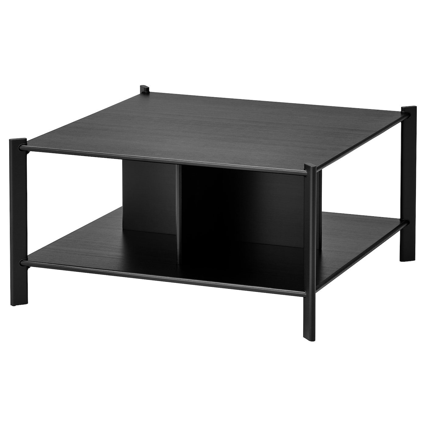 IKEA JÄTTESTA stolik kawowy, czarny, 80x80 cm
