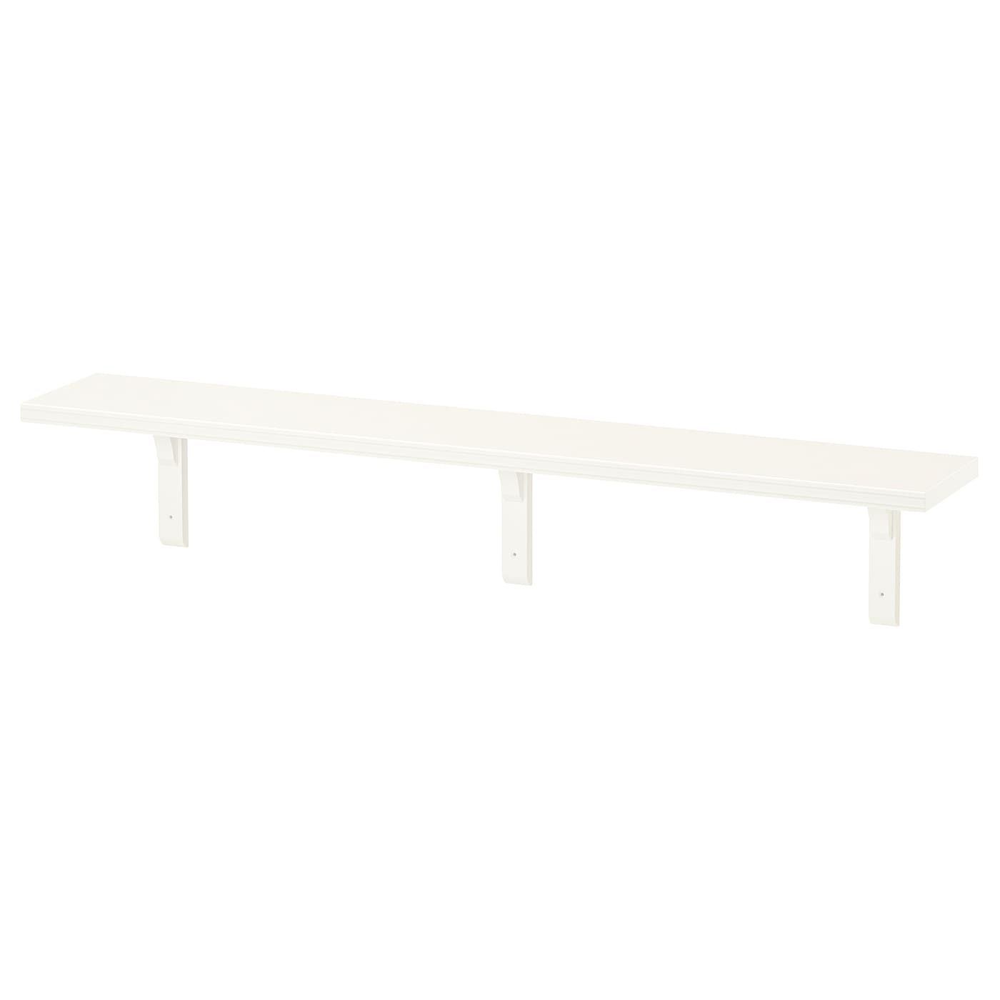 IKEA BERGSHULT / RAMSHULT półka ścienna, biały, 120x20 cm