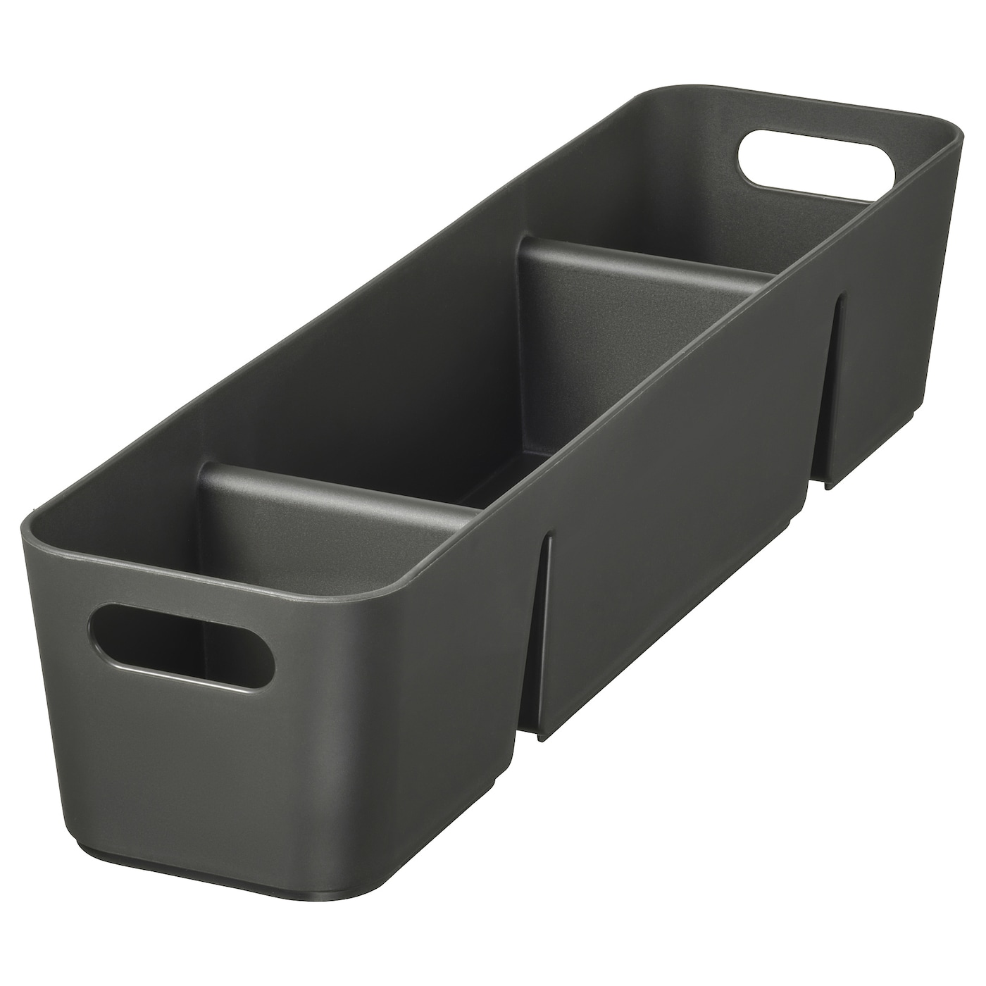 IKEA UPPDATERA pudełko, antracyt, 50x12 cm