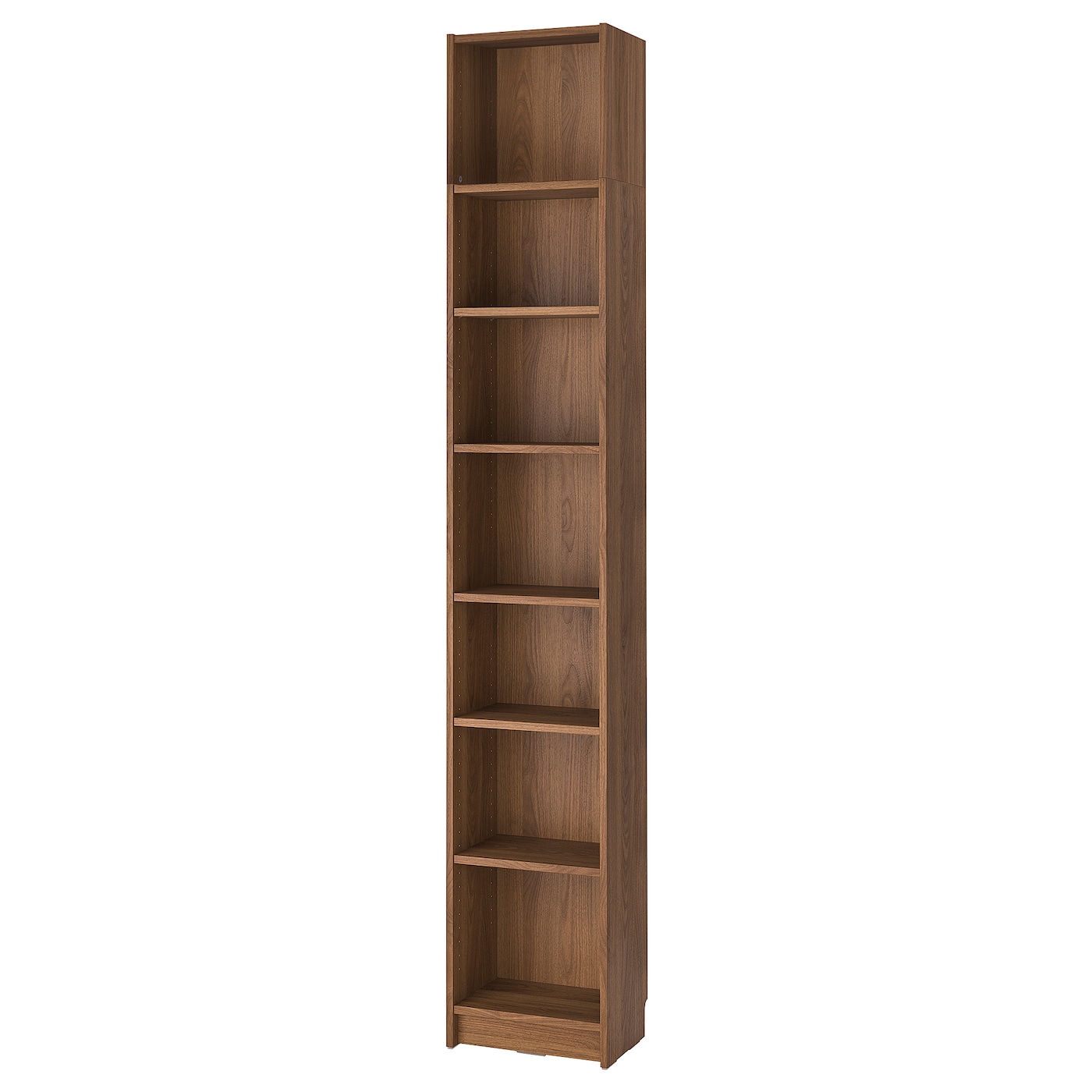 IKEA BILLY regał z nadstawką, brązowy orzech, 40x28x237 cm