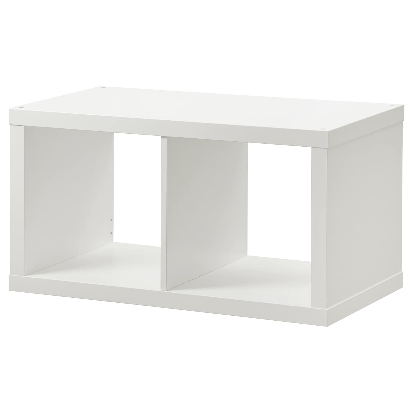 IKEA KALLAX regał, biały, 77x41 cm